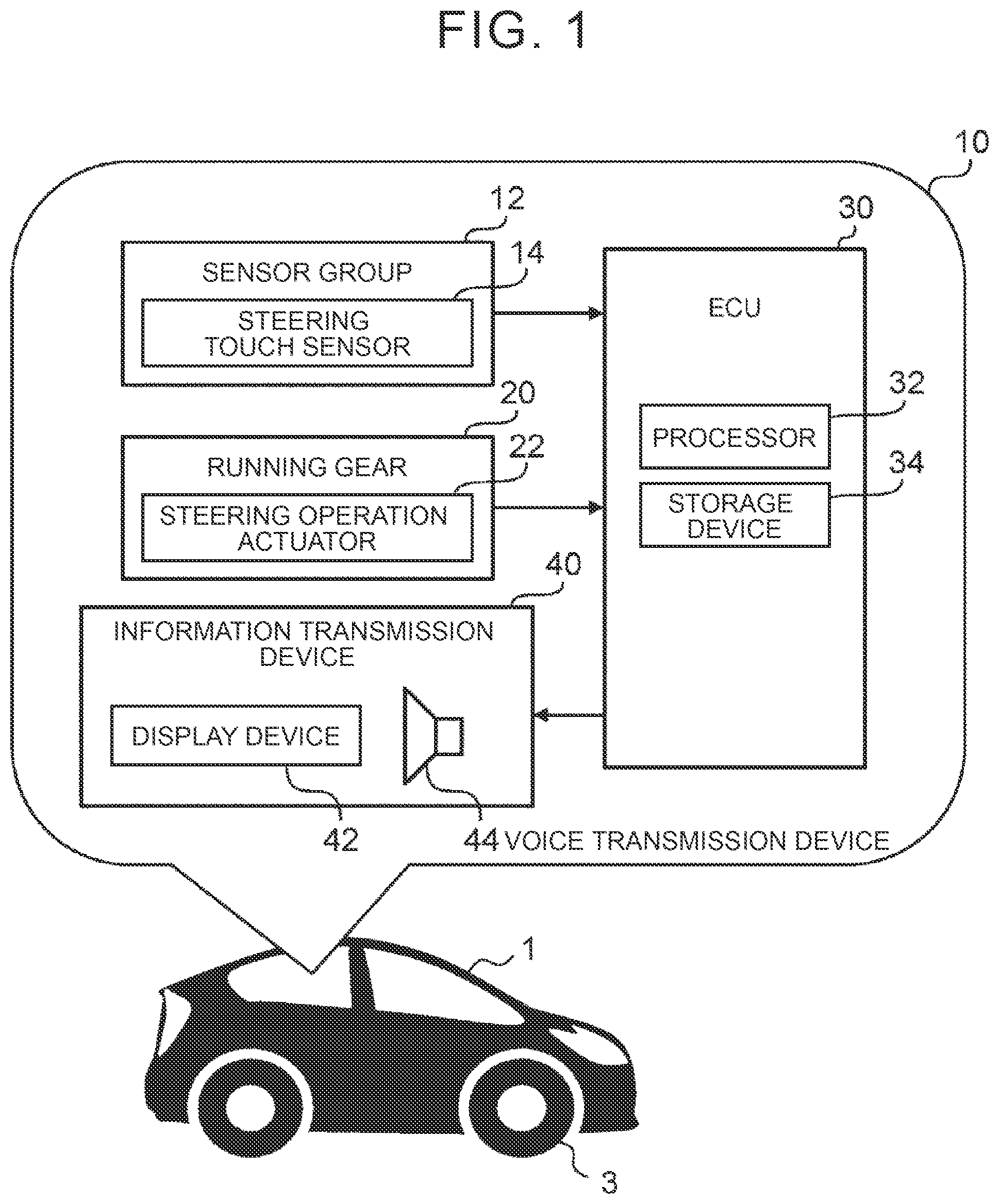 Patent US12576909 — Driving assistance device — Figure 1