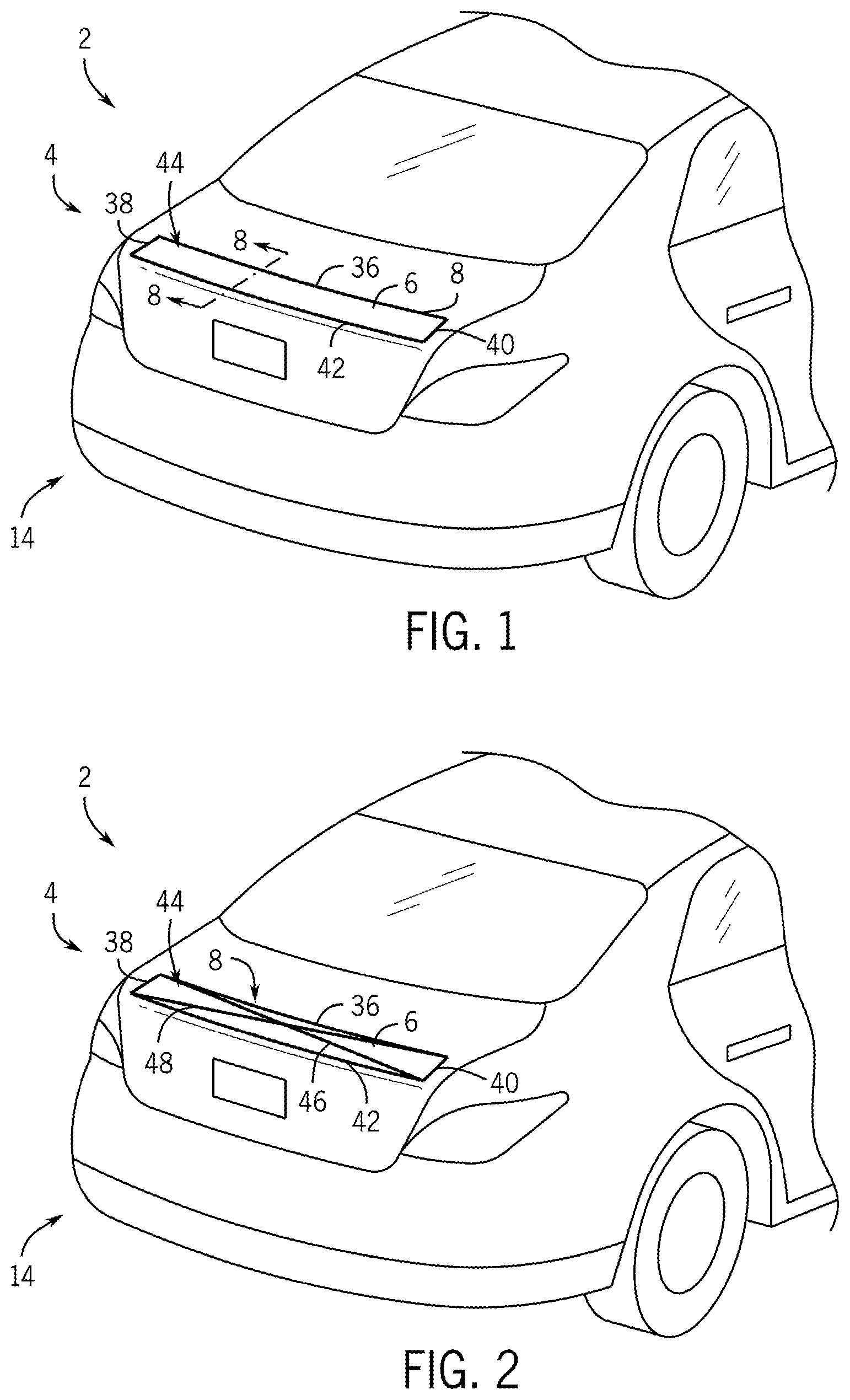 Patent US12576926 — Pneumatic bladder aerodynamic device — Figure 1