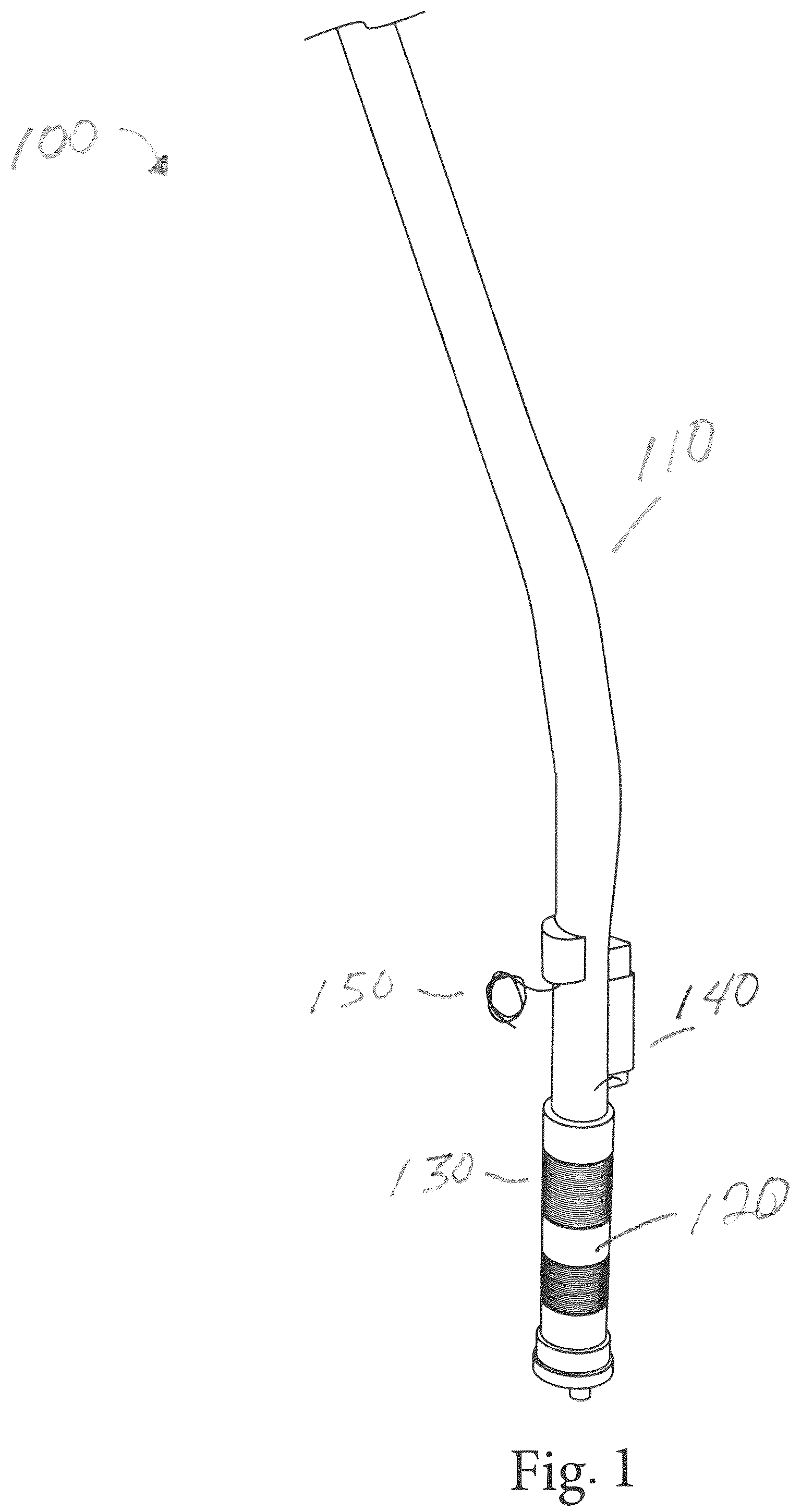 Patent US12576940 — Vehicle handle safety device control system and method — Figure 1