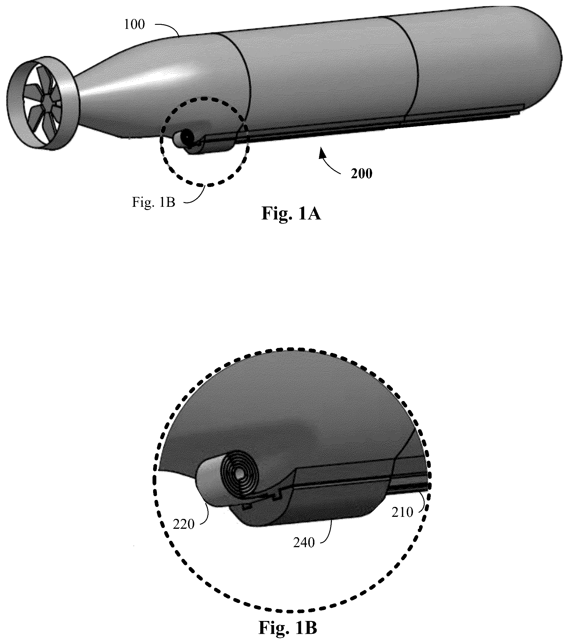 Patent US12576955 — Mass shifting apparatus and system for inducing a vertical dive in submersible conveyances — Figure 1
