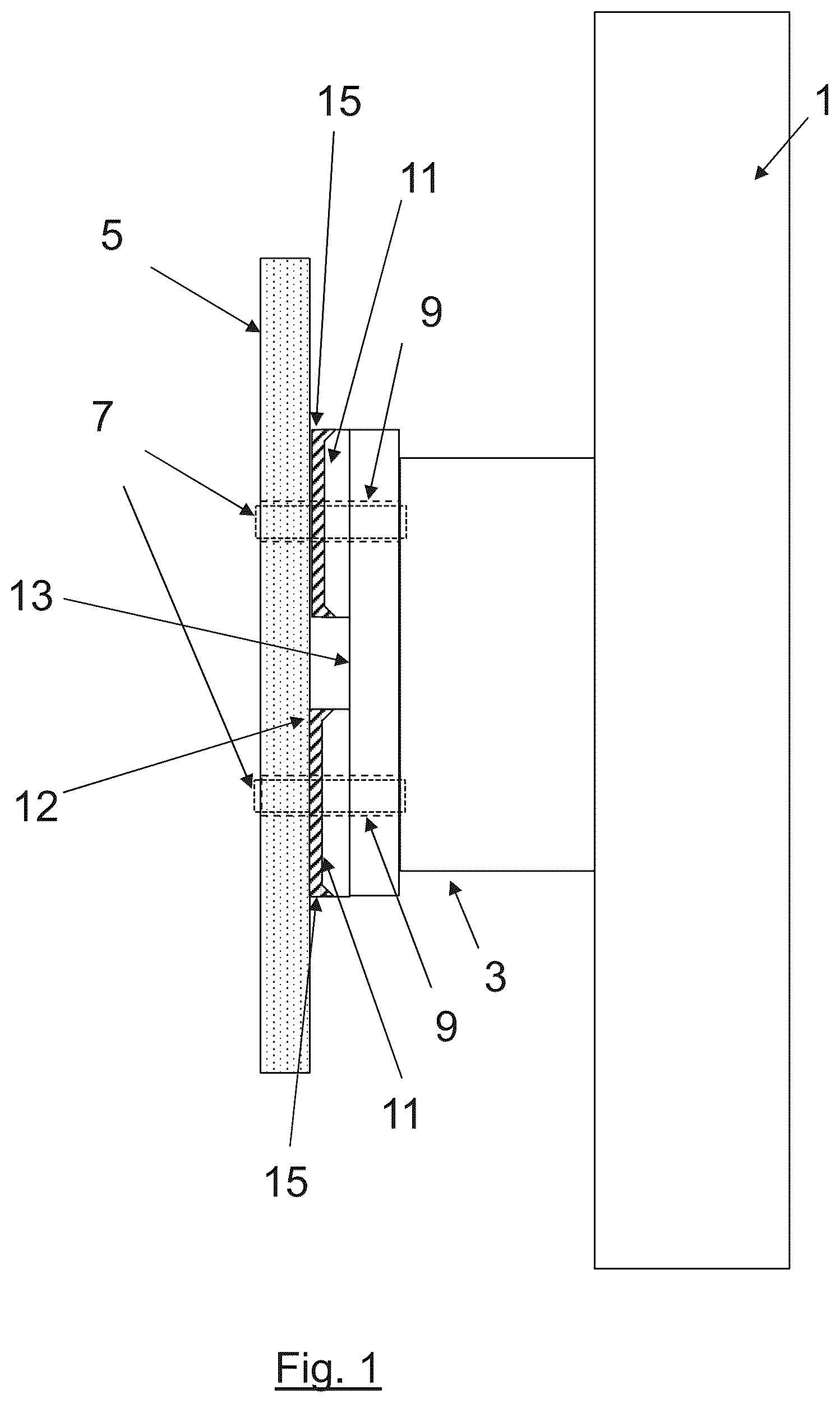 Patent US12576960 — Joint assembly in an aircraft structure — Figure 1