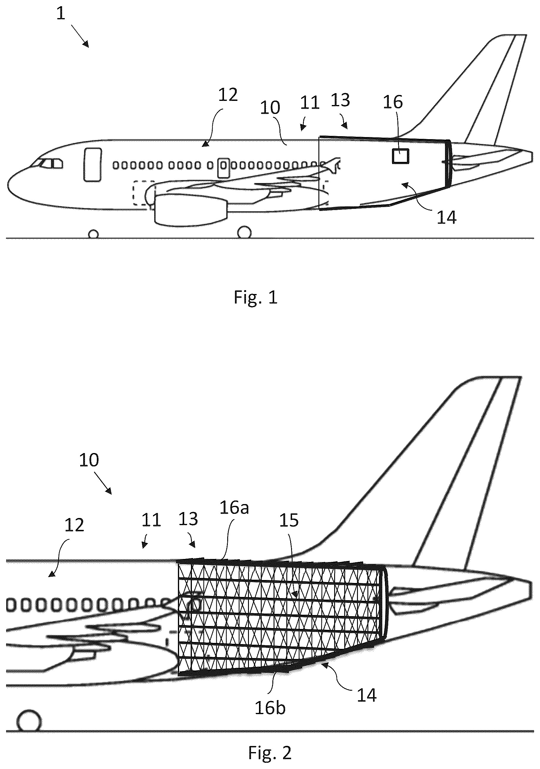 Patent US12576984 — Fuselage for an aircraft or spacecraft, and aircraft or spacecraft — Figure 1