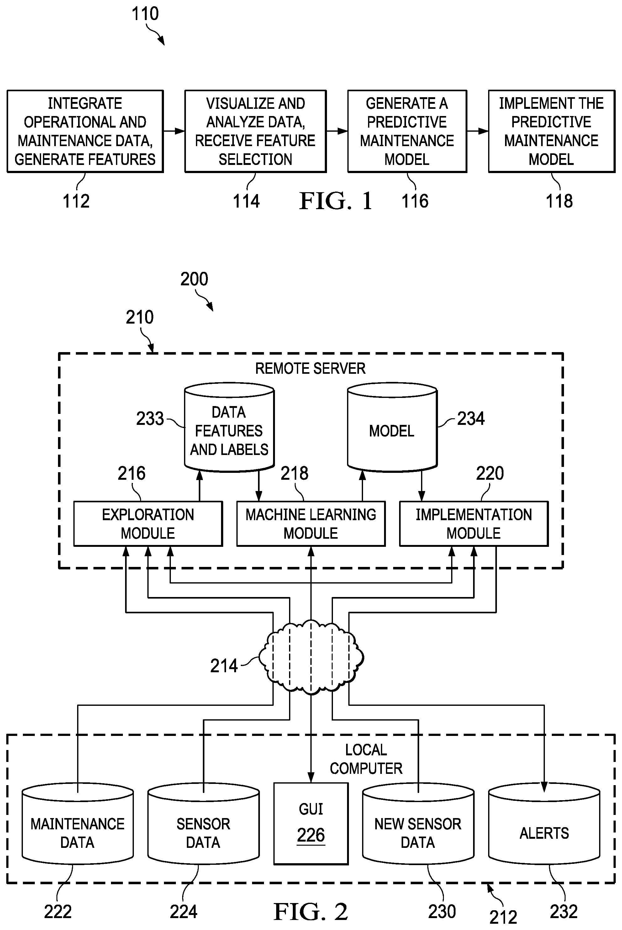 Patent US12576990 — Predictive maintenance model design system — Figure 1