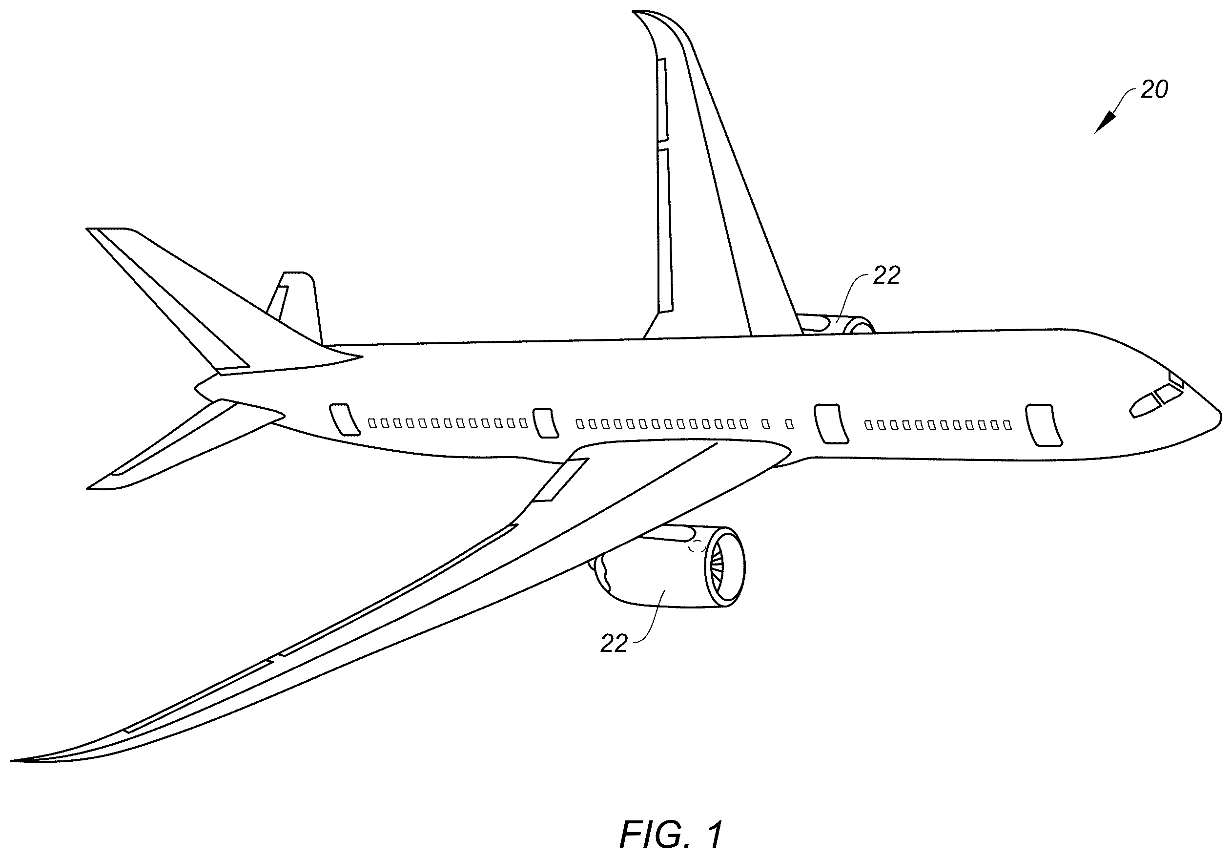 Patent US12576991 — Method for forming an inspection access passage for an aircraft propulsion system — Figure 1