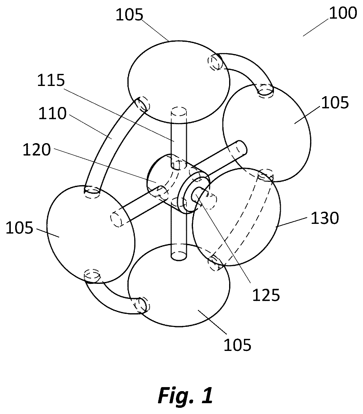 Patent US12576995 Figure 1 – Systems and methods for providing a hybrid gravity environment