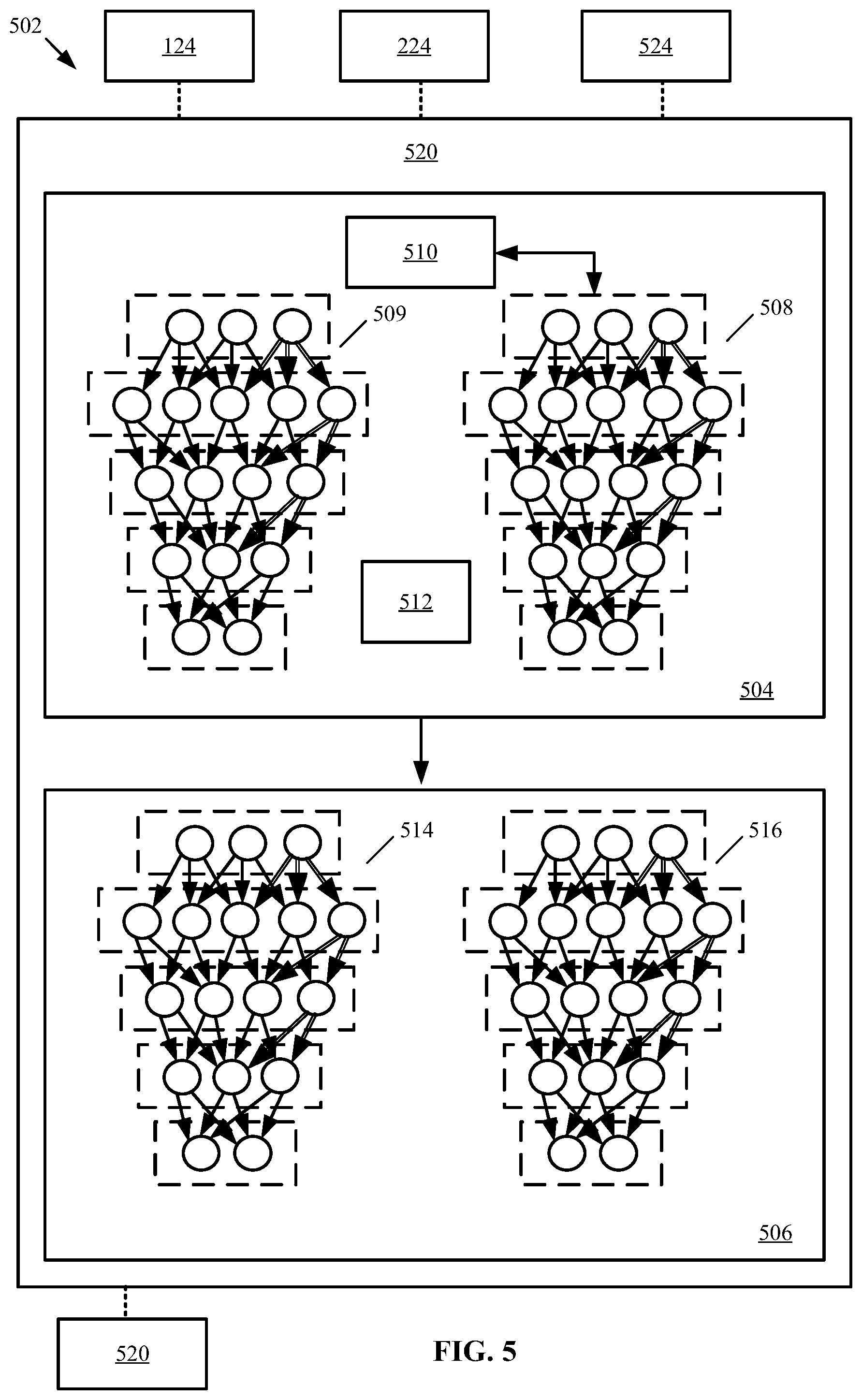 Patent US12579116 Figure 5 – Database and data structure management systems