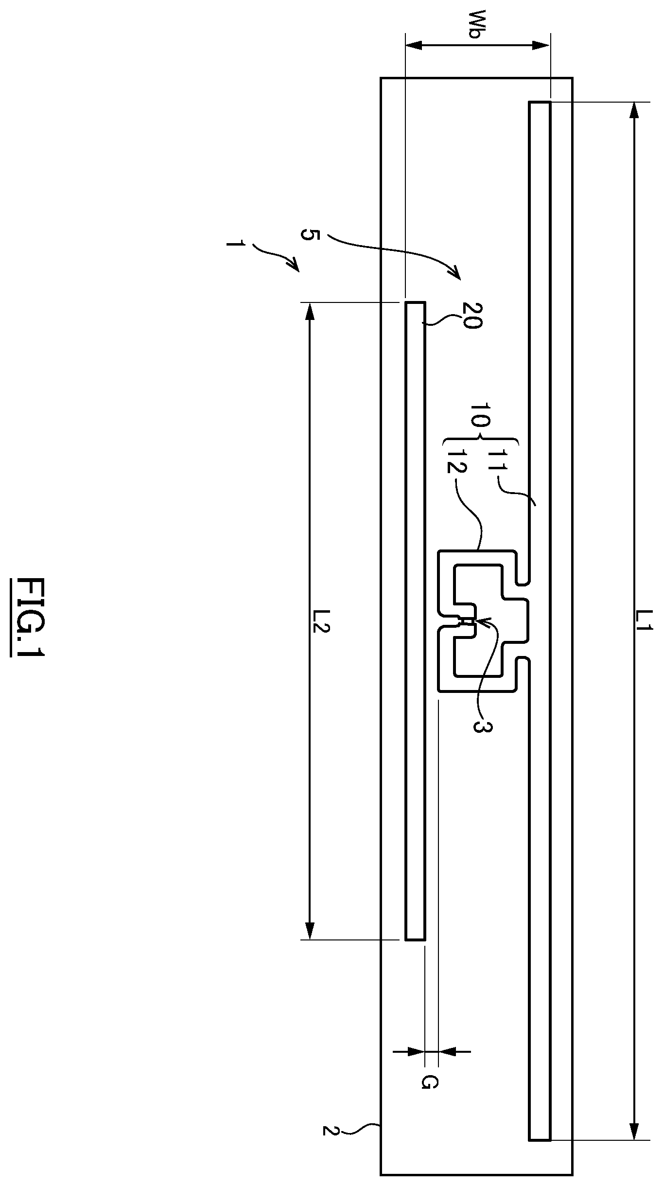 Patent US12579403 Figure 1 – Antenna pattern and RFID inlay