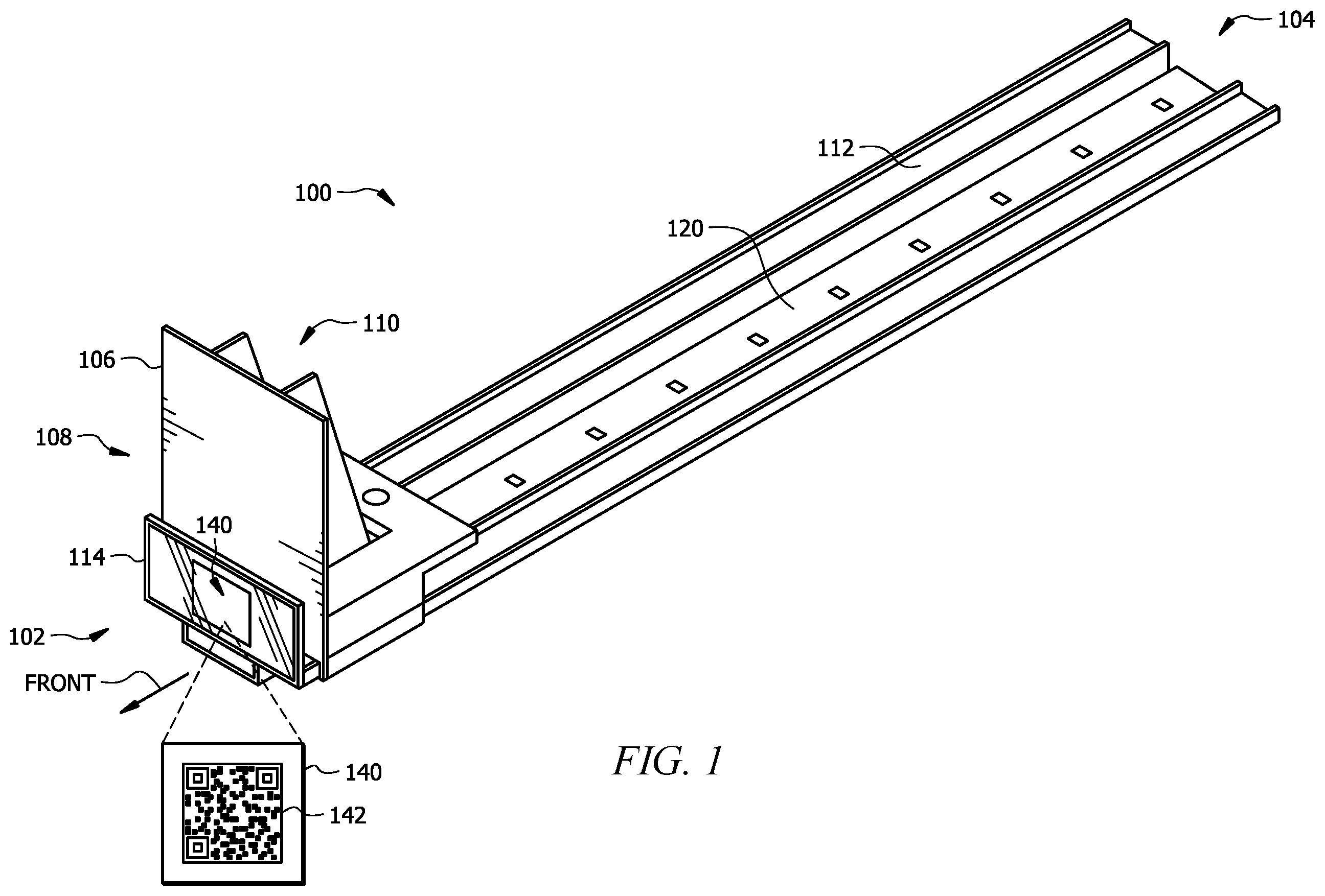 Patent US12579508 — System and method for electronically determining correct product placement of items — Figure 1