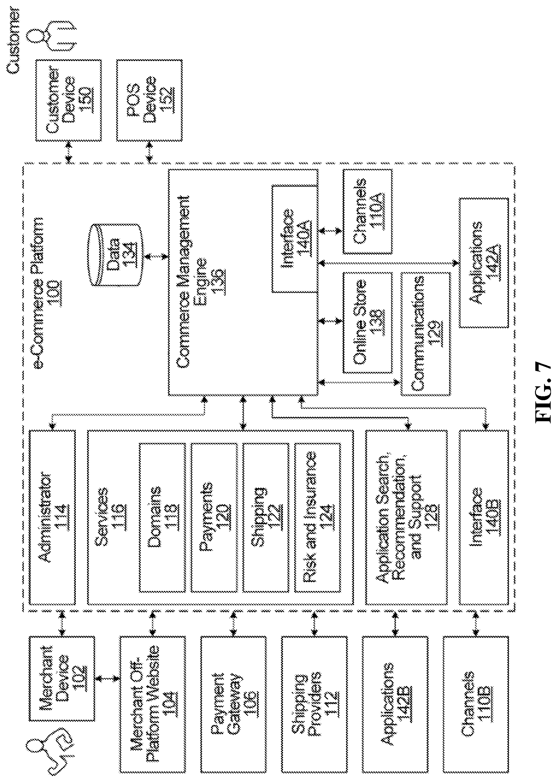 Patent US12579551 Figure 11 – POS devices as beacons for customer location identification