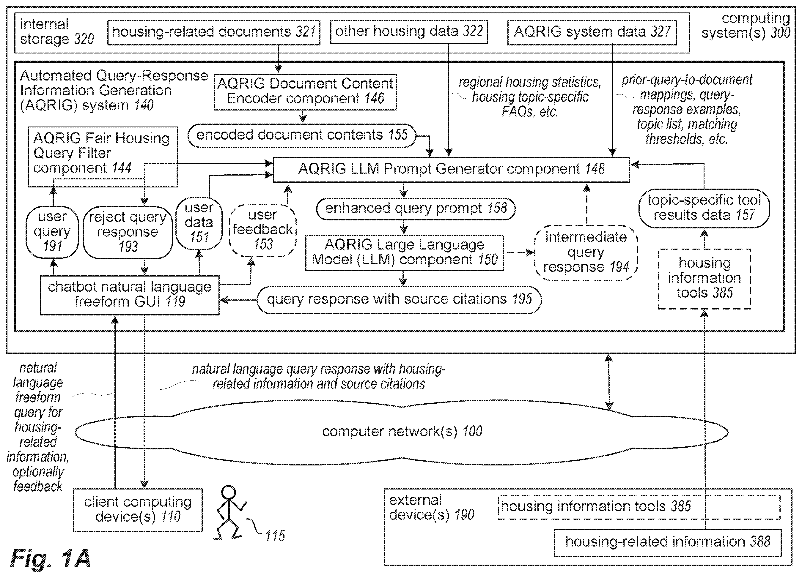 Patent US12579592 — Automated tool for generating and providing housing-related information — Figure 1