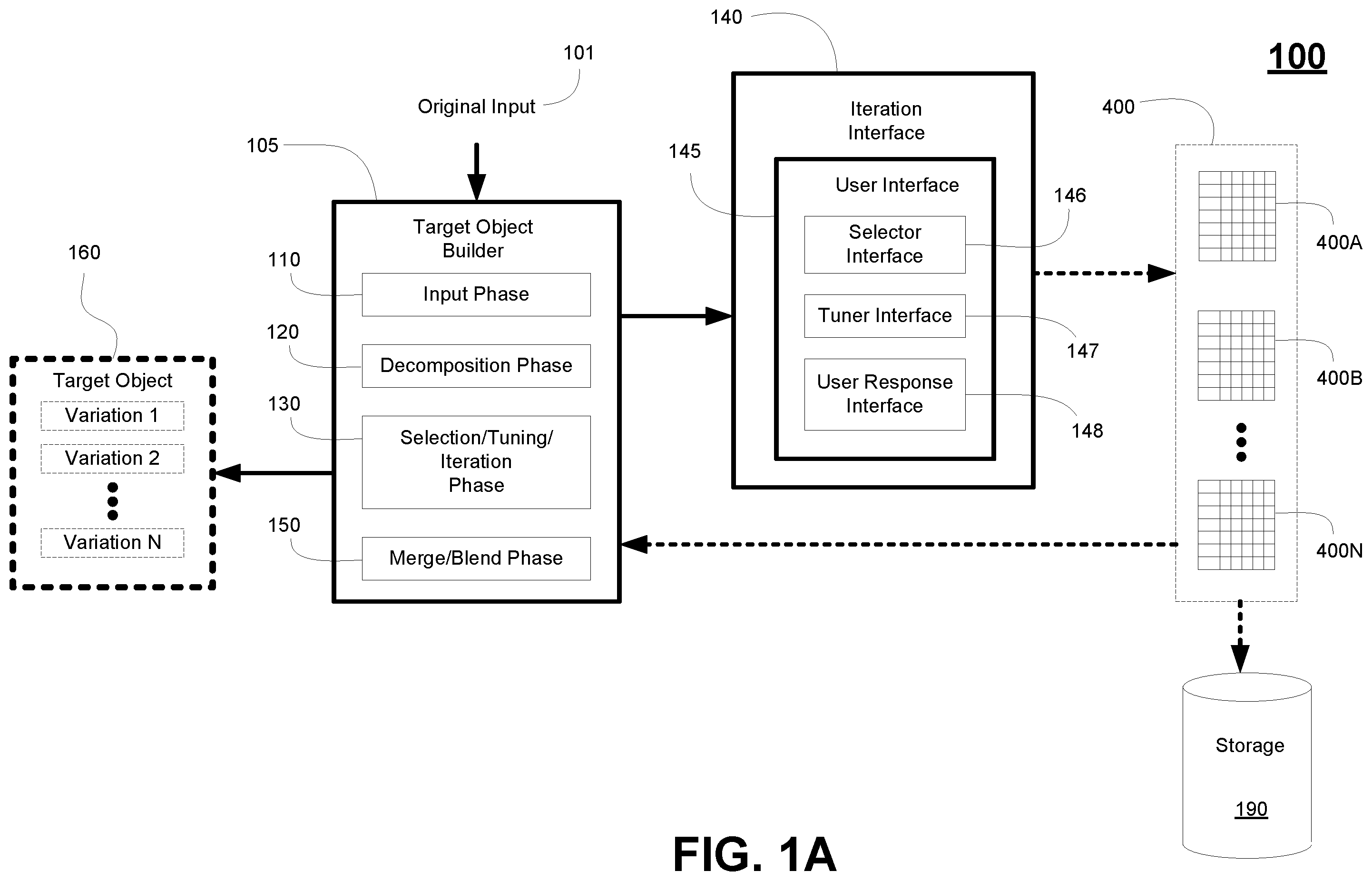 Patent US12579712 — Asset creation using generative artificial intelligence — Figure 1