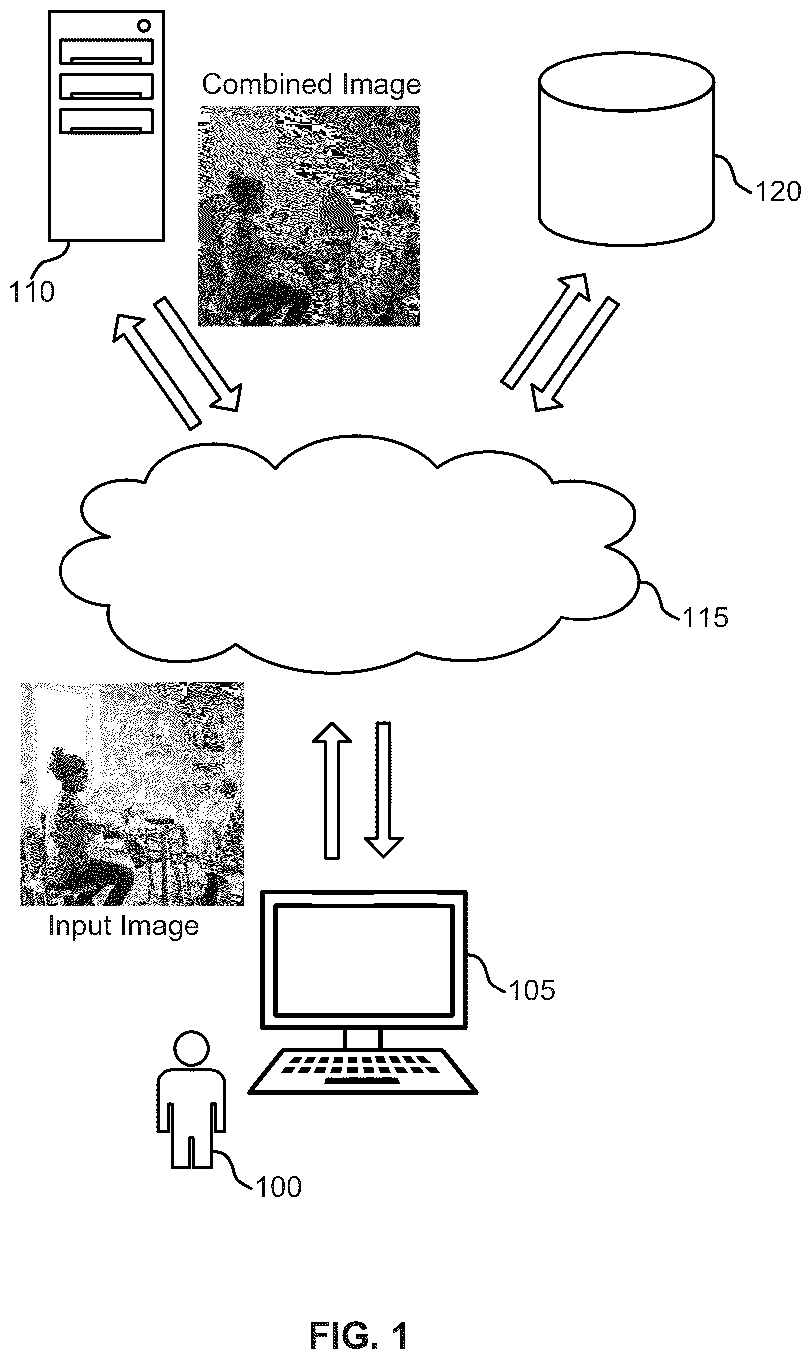 Patent US12579715 — Detection of AI-generated images — Figure 1