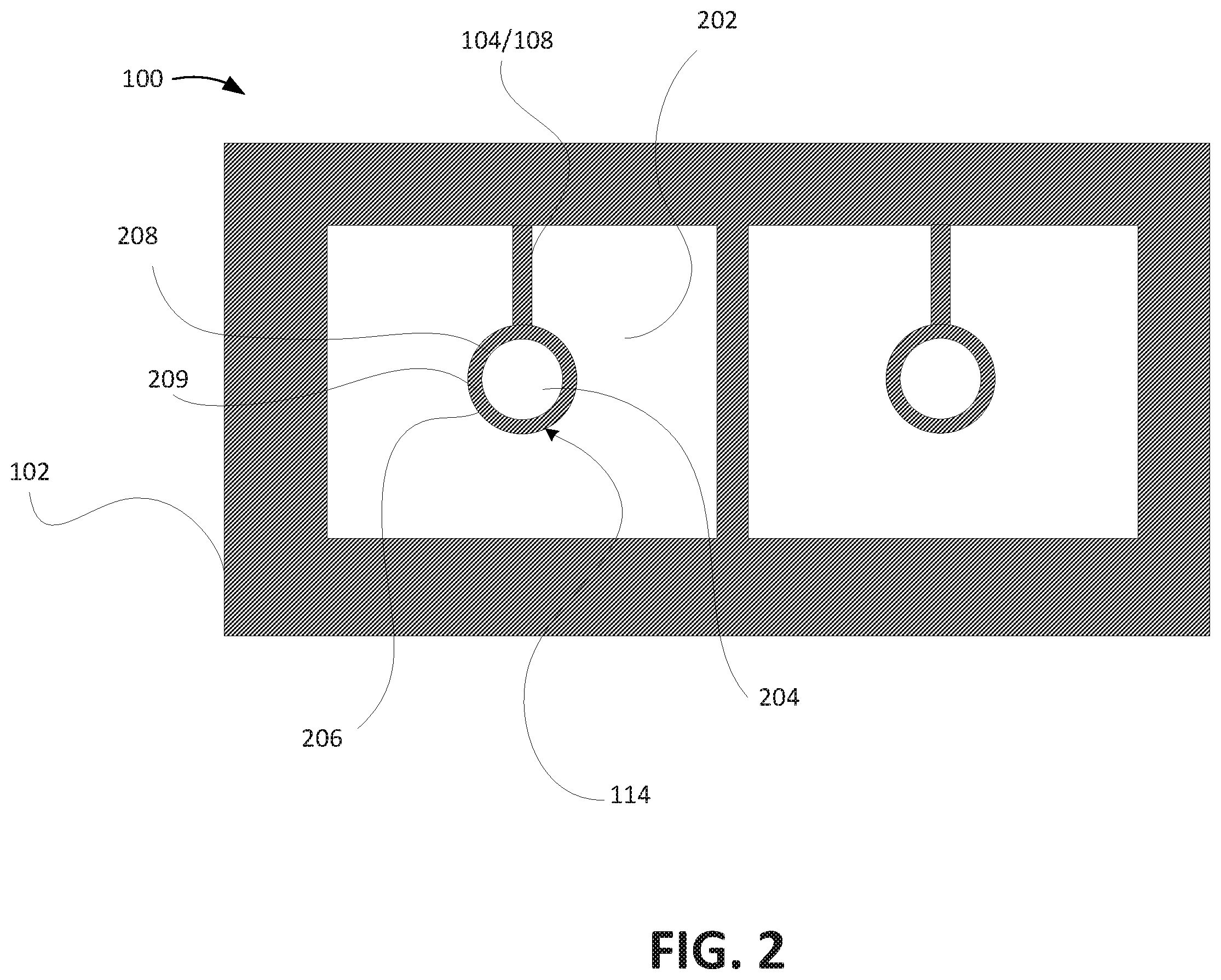 Patent US12579755 Figure 2 – Overlaying augmented reality (AR) content within an AR headset coupled to a magnifying loupe