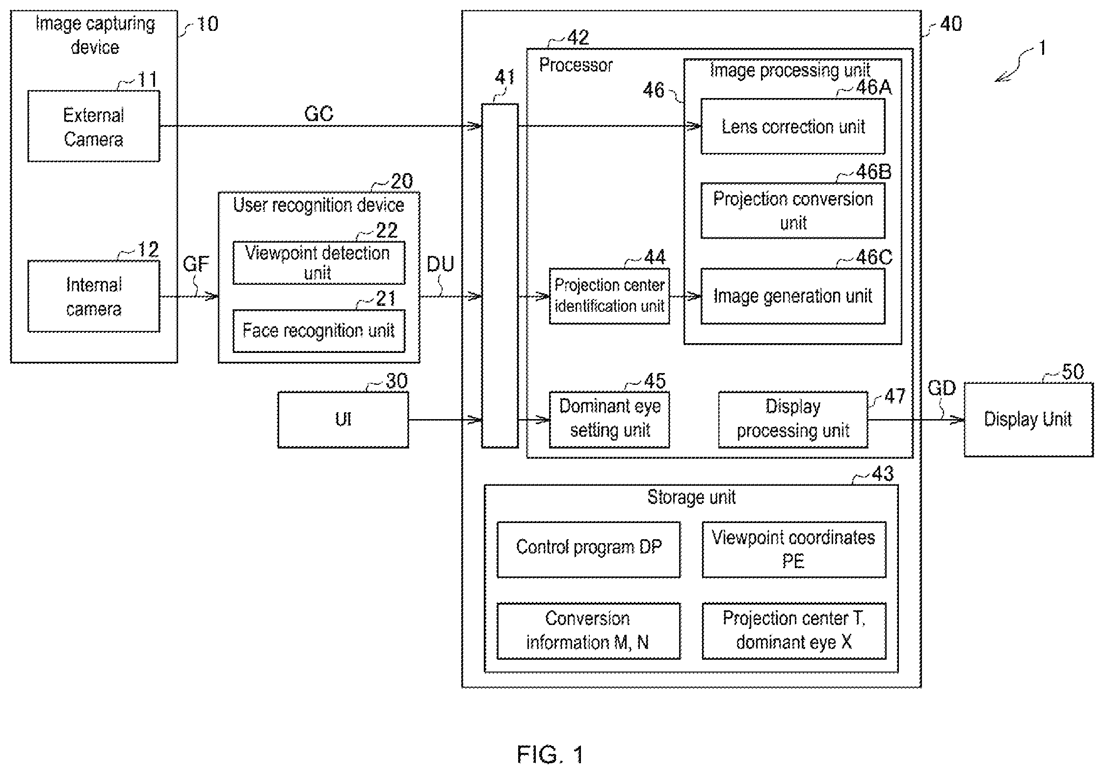 Patent US12579818 — Information processing device, and control program — Figure 1