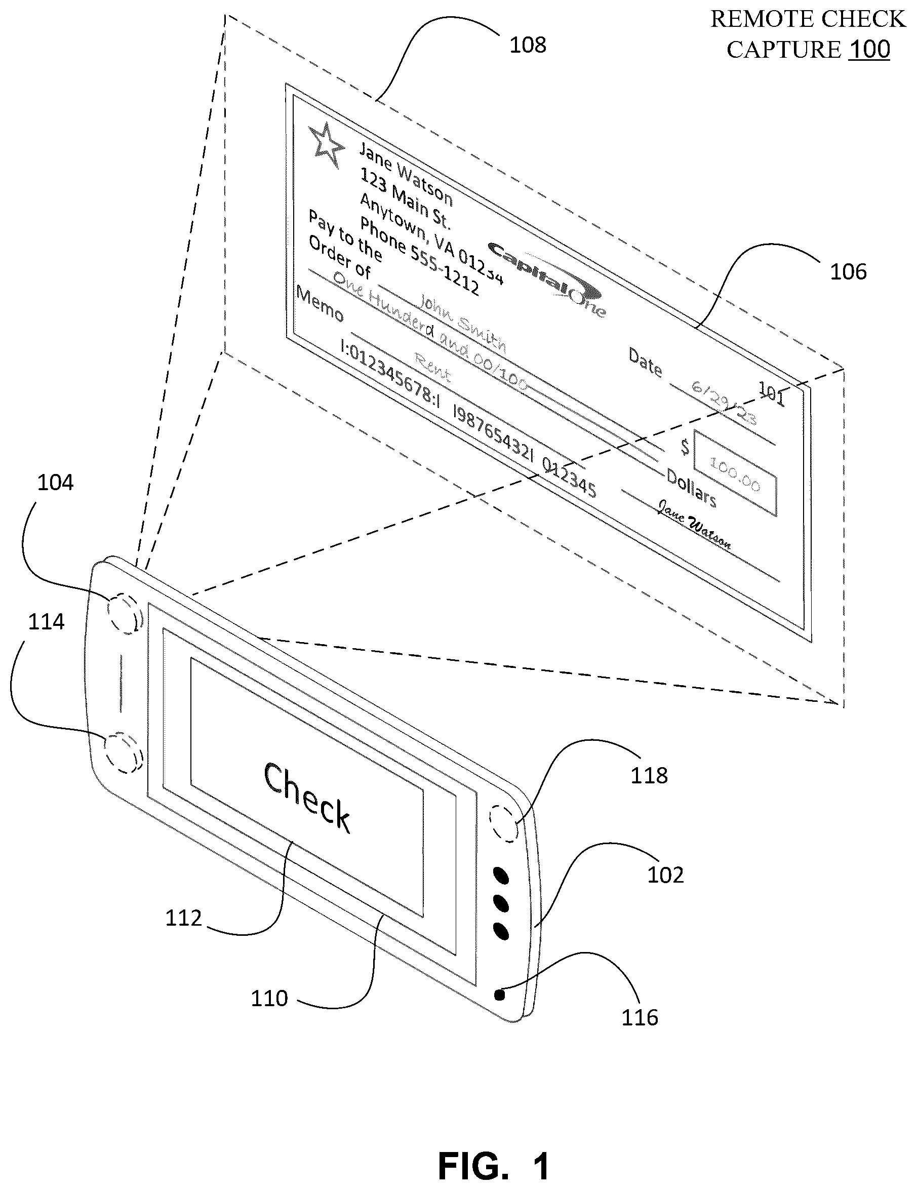 Patent US12579832 — LIDAR managed image generation — Figure 1