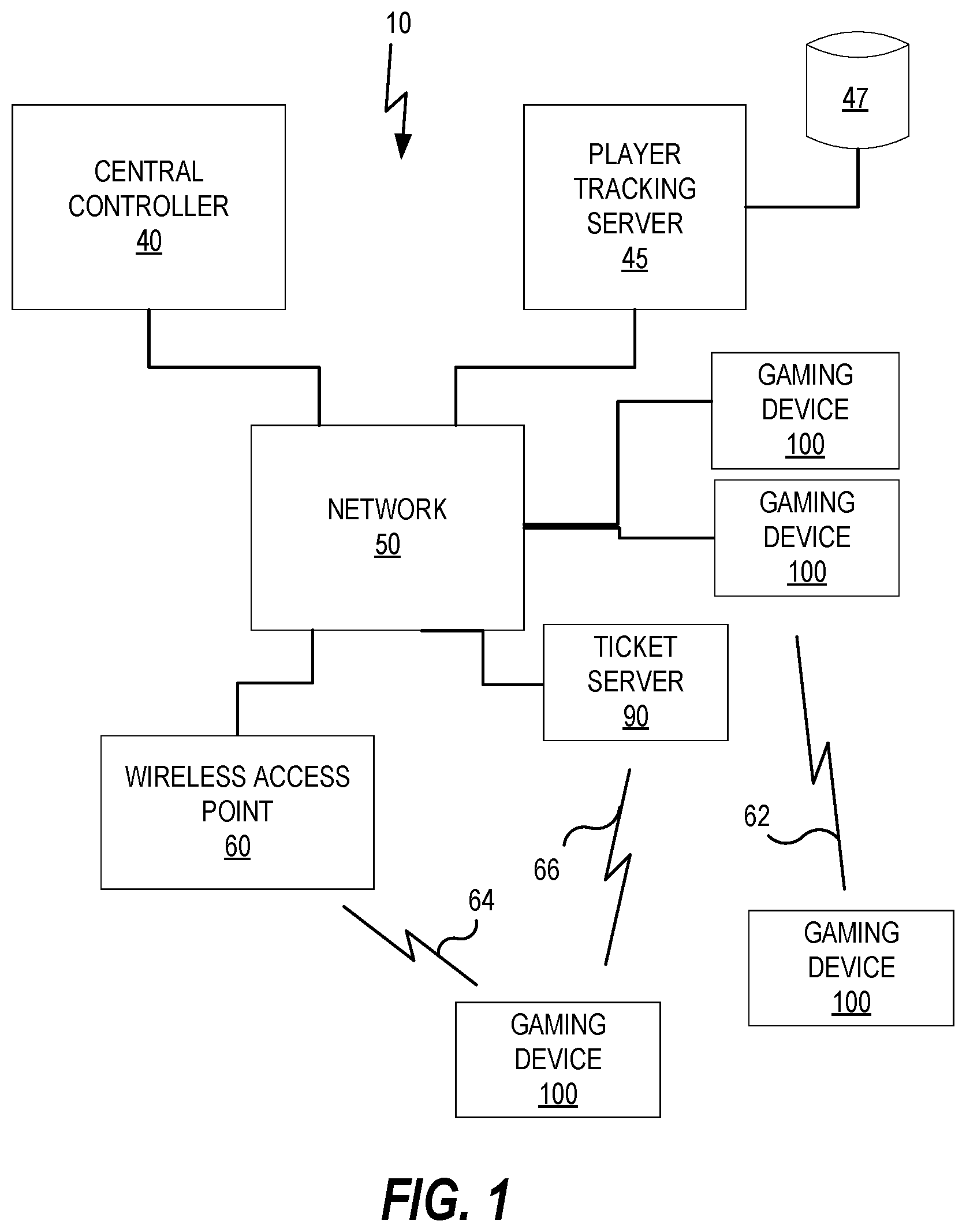 Patent US12579861 — Methods of air travel casino and lottery gaming — Figure 1