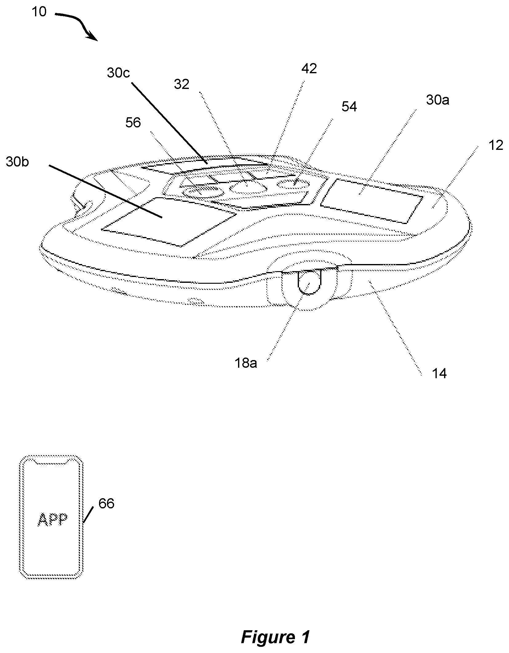Patent US12579879 — Water safety device — Figure 1