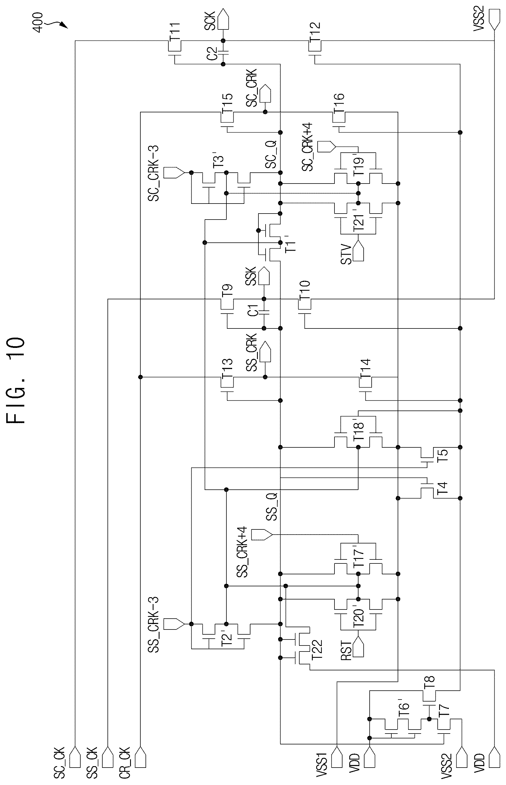 Patent US12579946 Figure 10 – Gate driver and display device