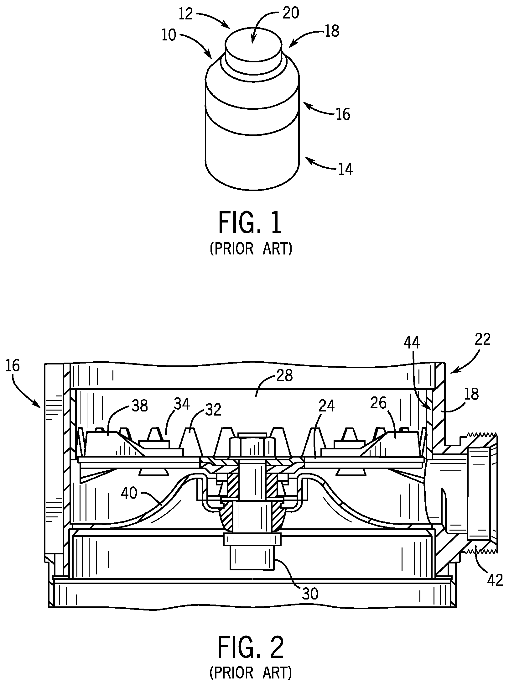 Patent US12579963 Figure 1 – Sound dampening swiveling lugs for waste disposer