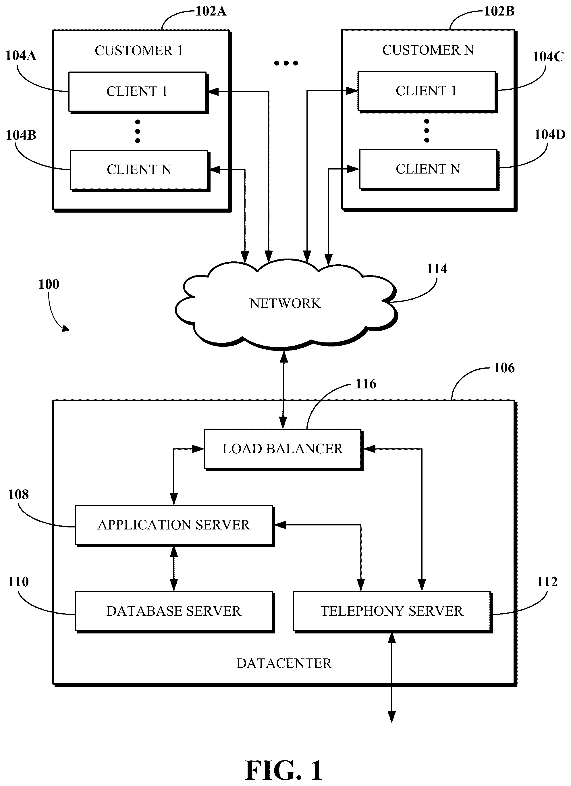 Patent US12581036 Figure 1 – Whiteboard viewport synchronization based on triggers associated with conference participants