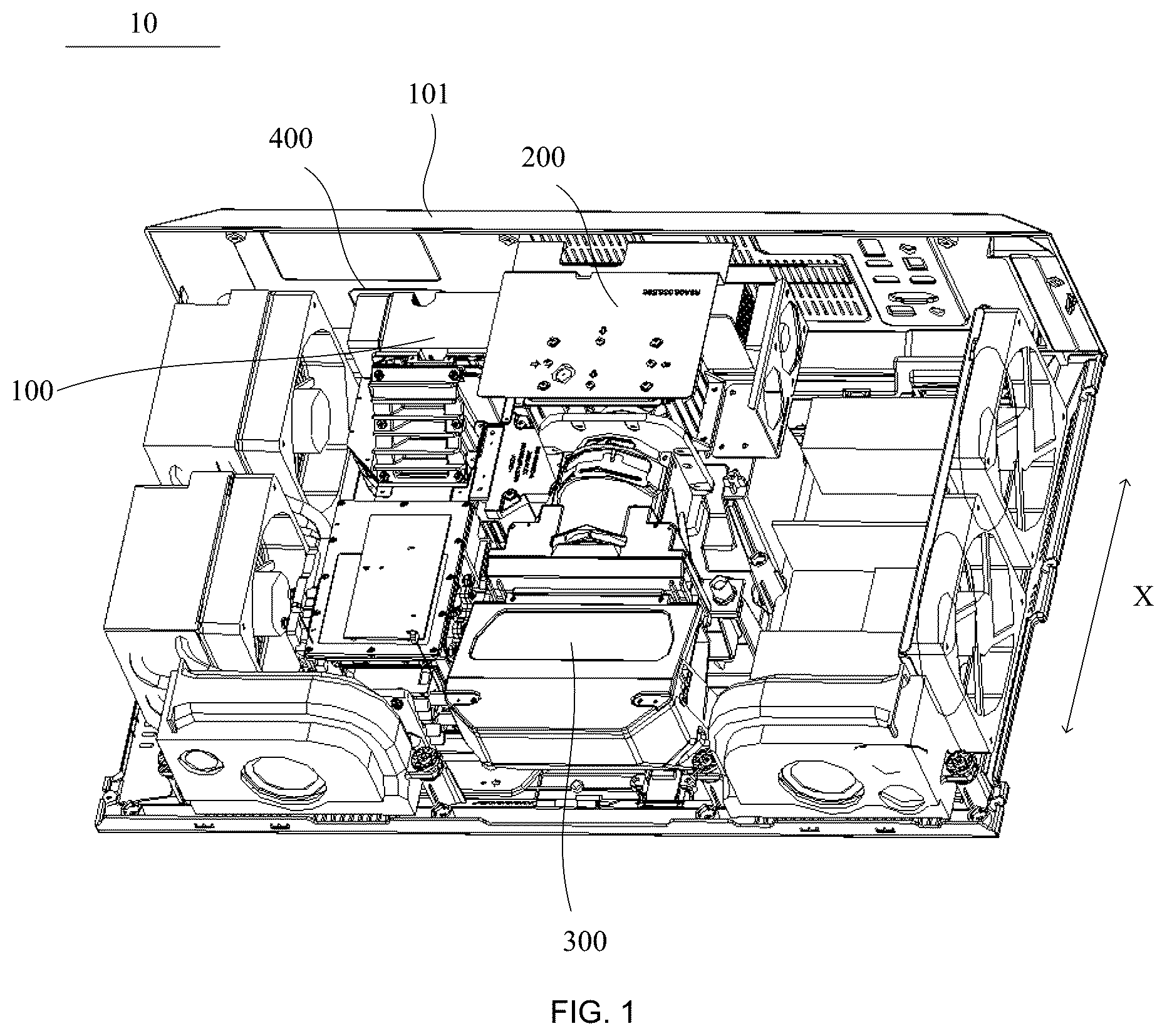 Patent US12581043 — Laser projection apparatus and laser projection display method — Figure 1