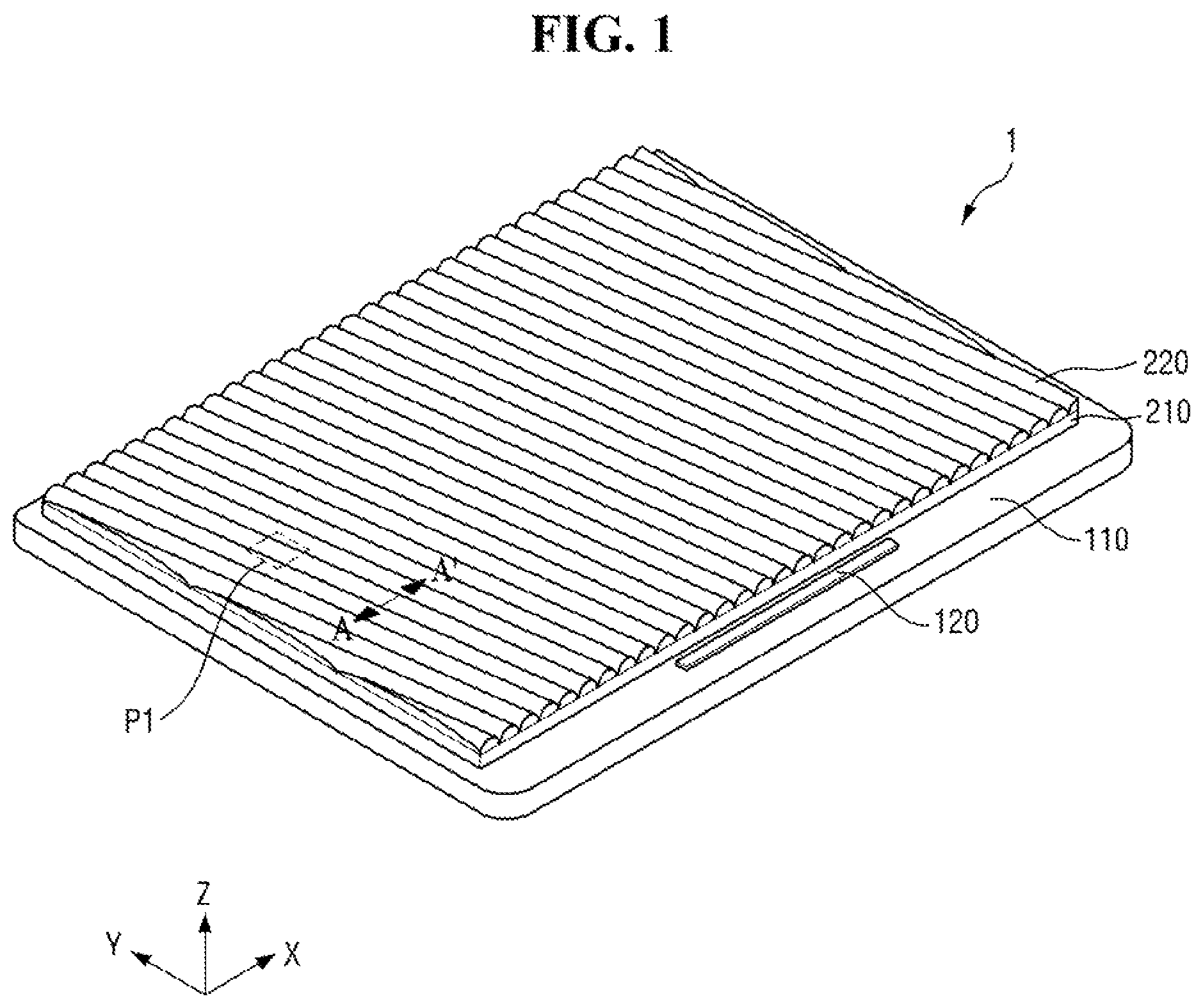 Patent US12581051 — Display device and method for providing stereoscopic image the same — Figure 1