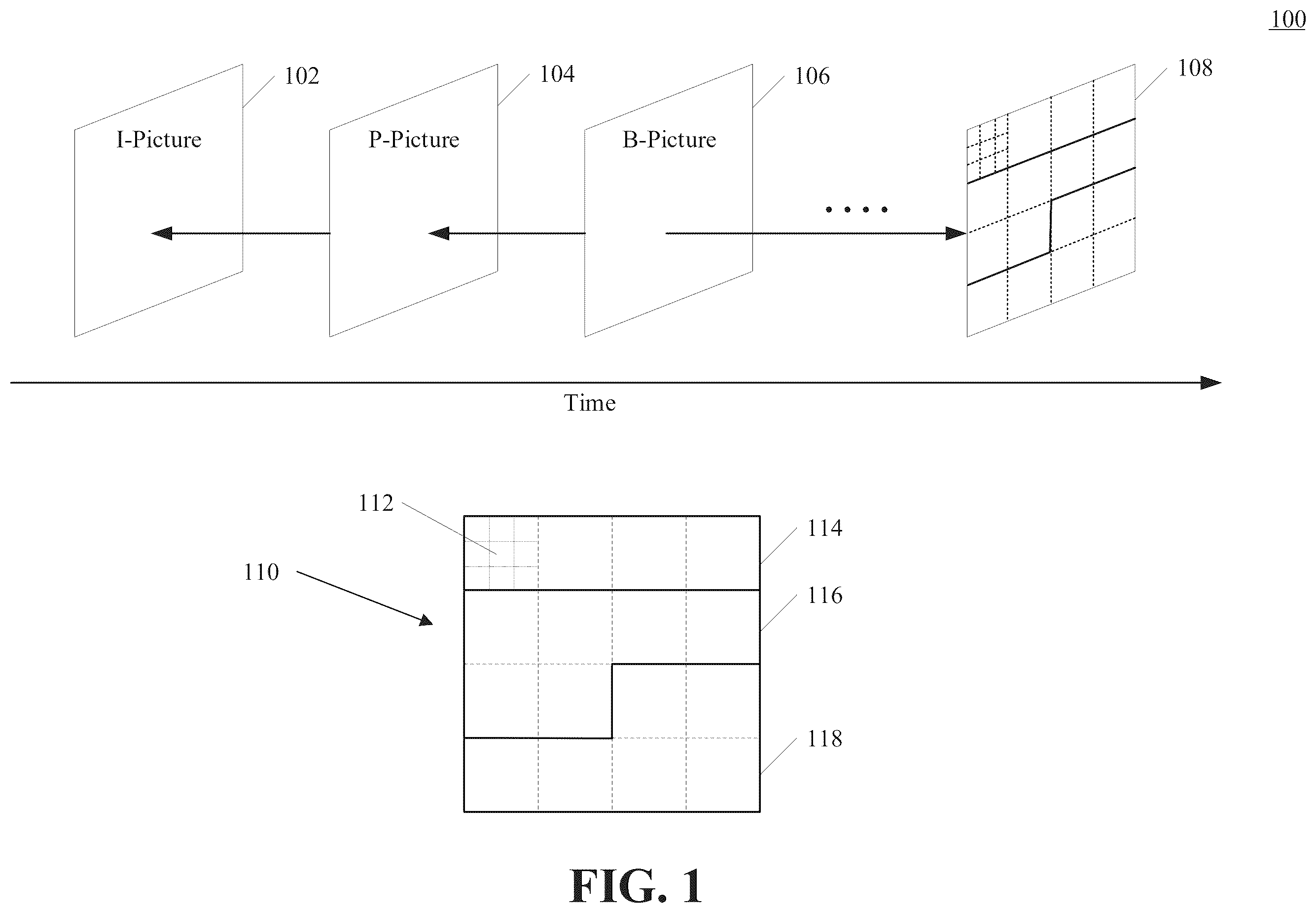 Patent US12581096 — Method and apparatus for encoding or decoding video — Figure 1