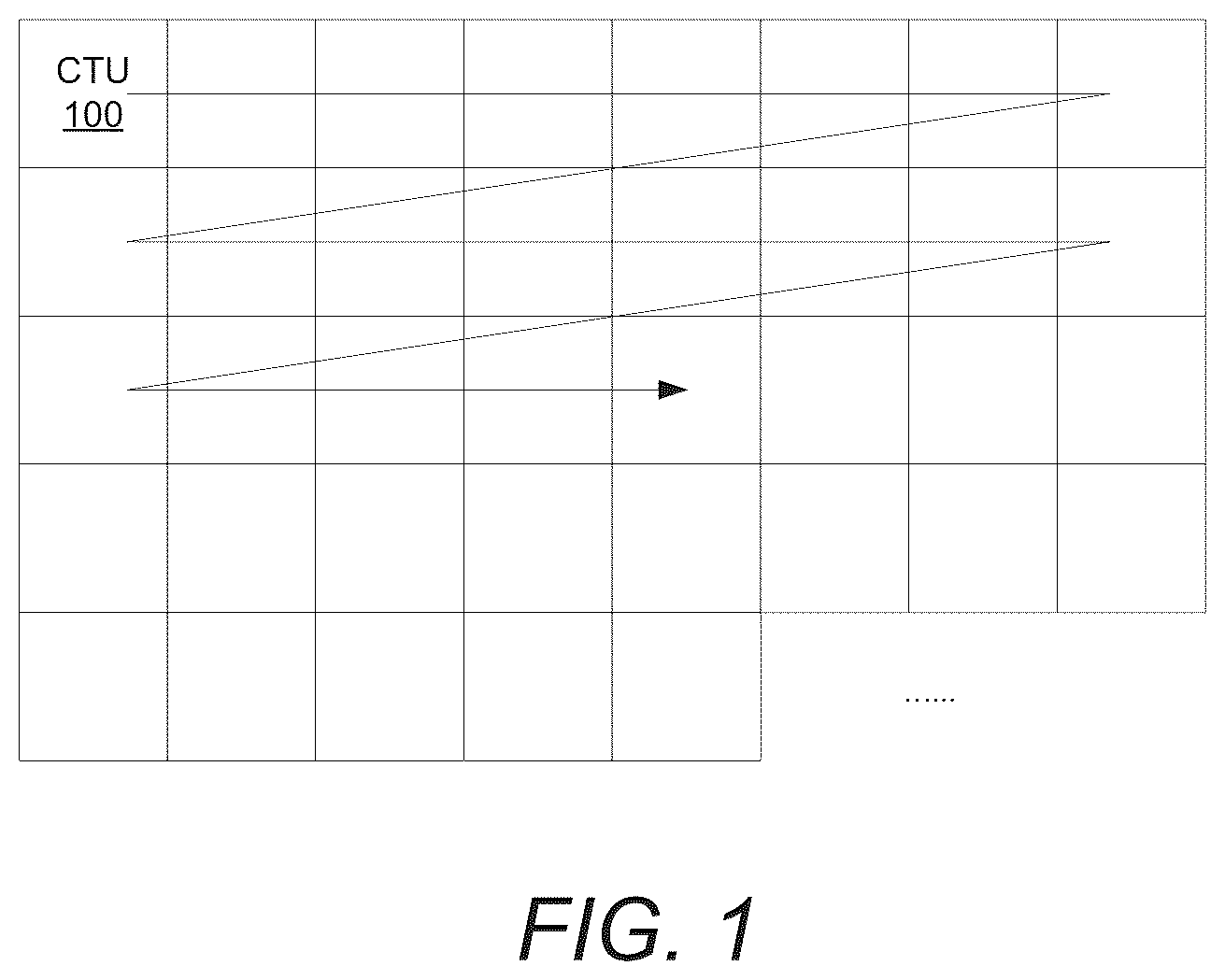 Patent US12581107 — System processing partitioned coded video — Figure 1