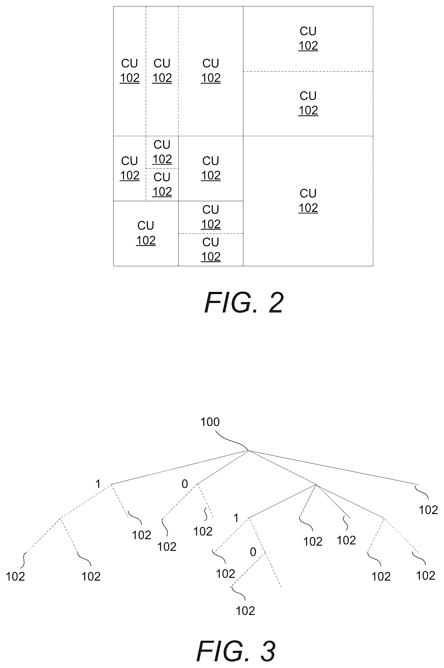 Patent US12581107 Figure 2 – System processing partitioned coded video