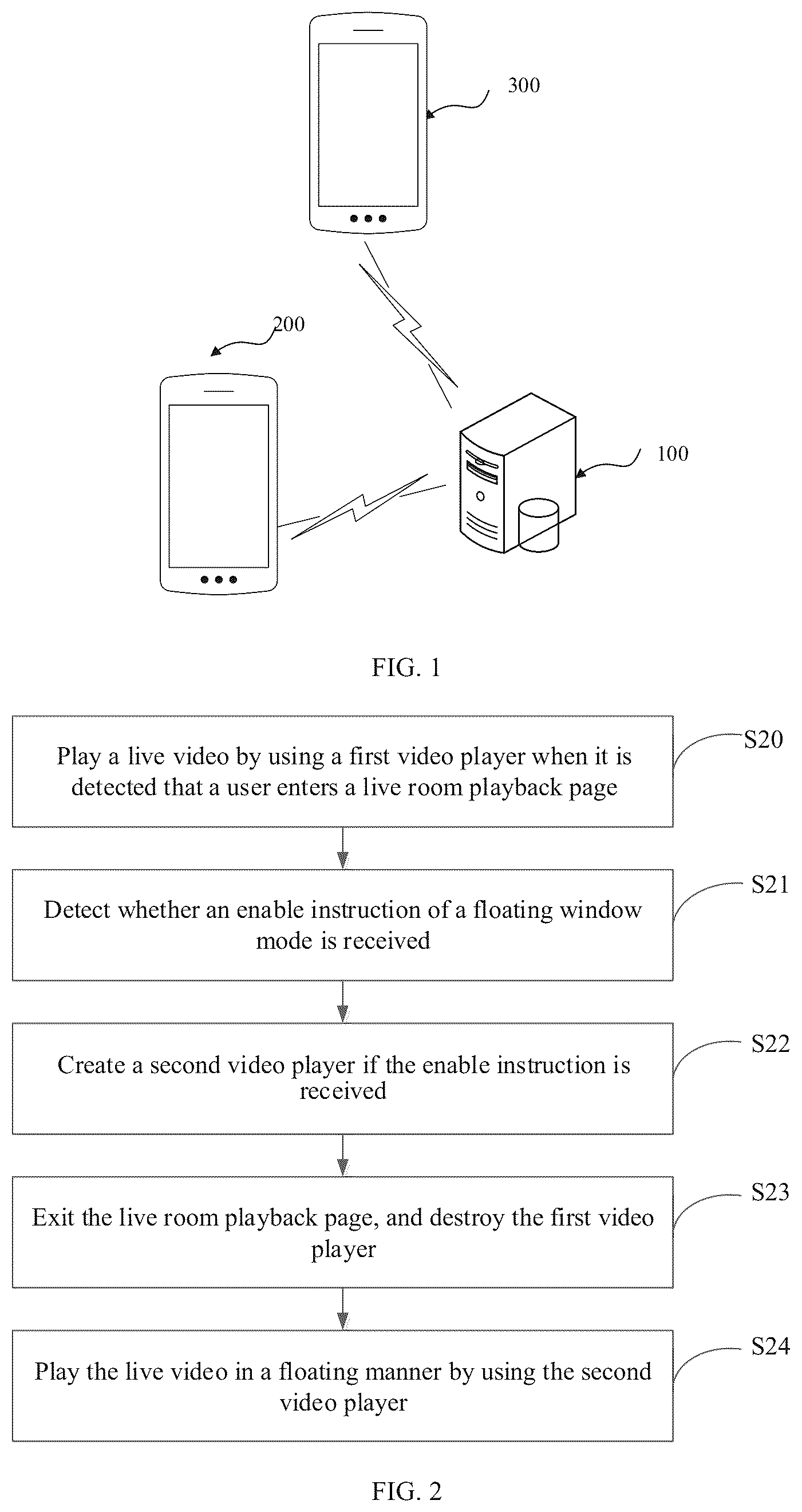 Patent US12581138 — Live room video playback — Figure 1