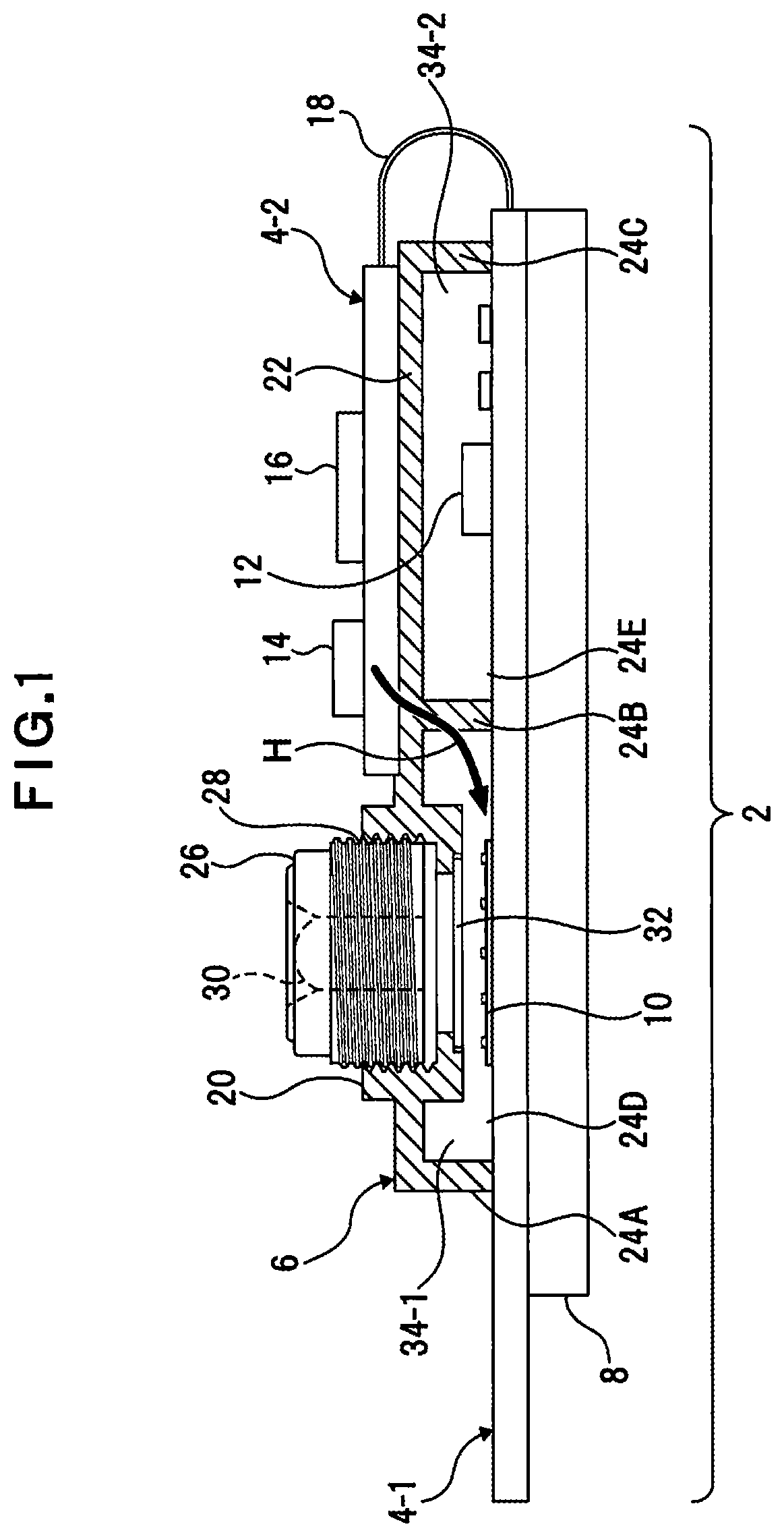 Patent US12581175 Figure 1 – Camera module, control method therefor, and manufacturing method therefor