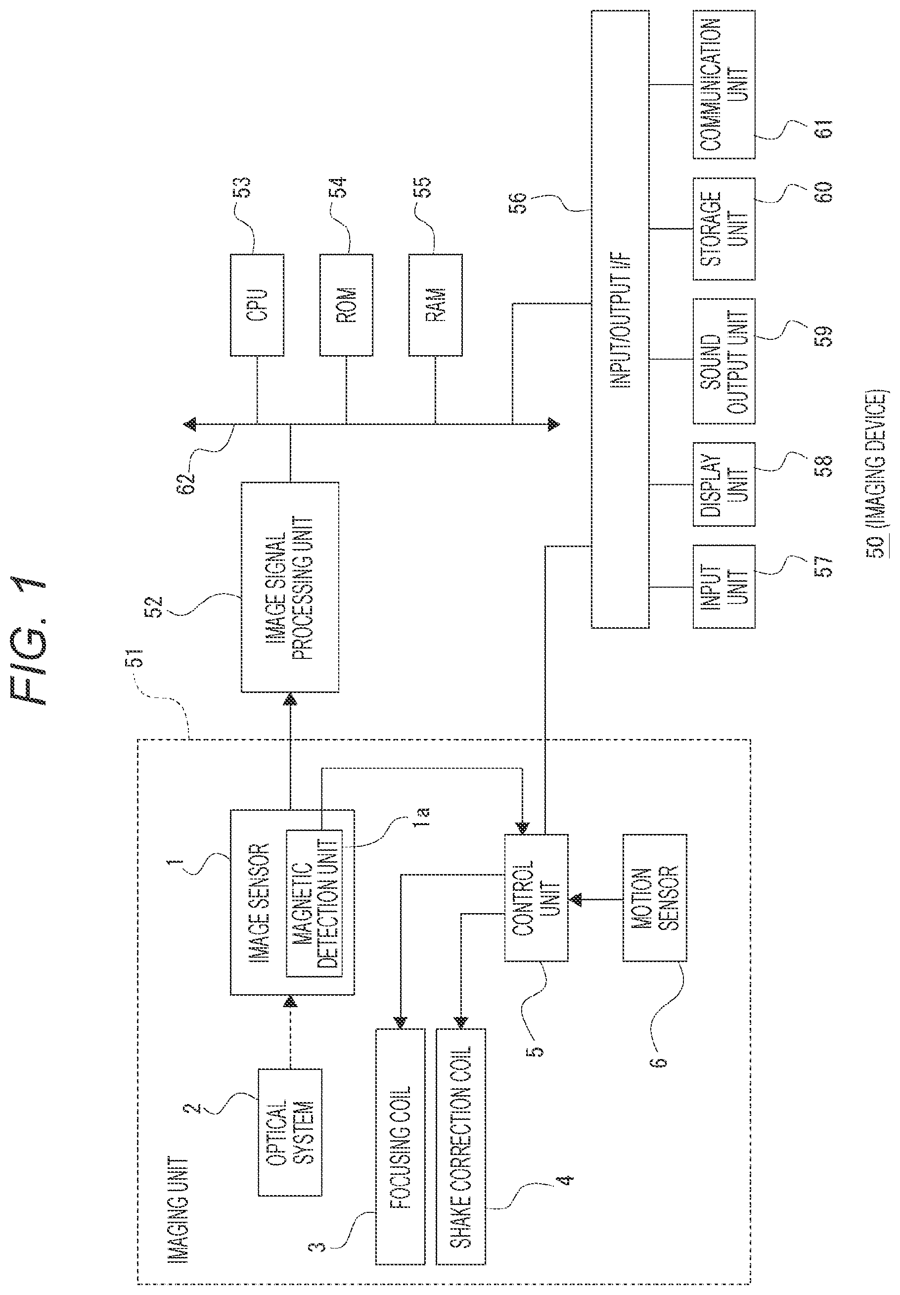 Patent US12581176 Figure 1 – Image sensor and imaging device