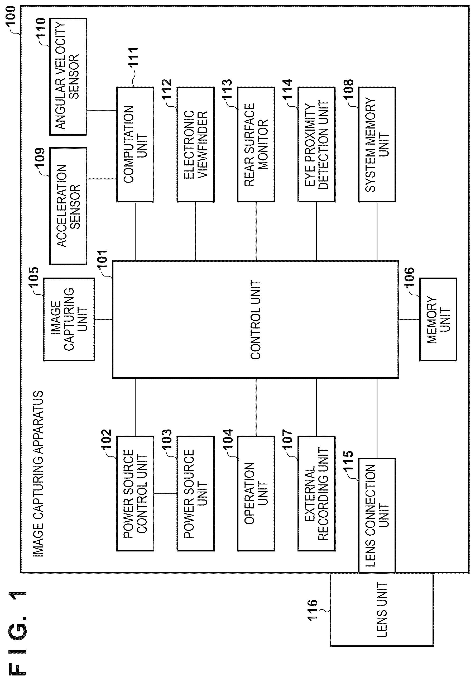 Patent US12581188 — Information processing apparatus, control method, and storage medium — Figure 1