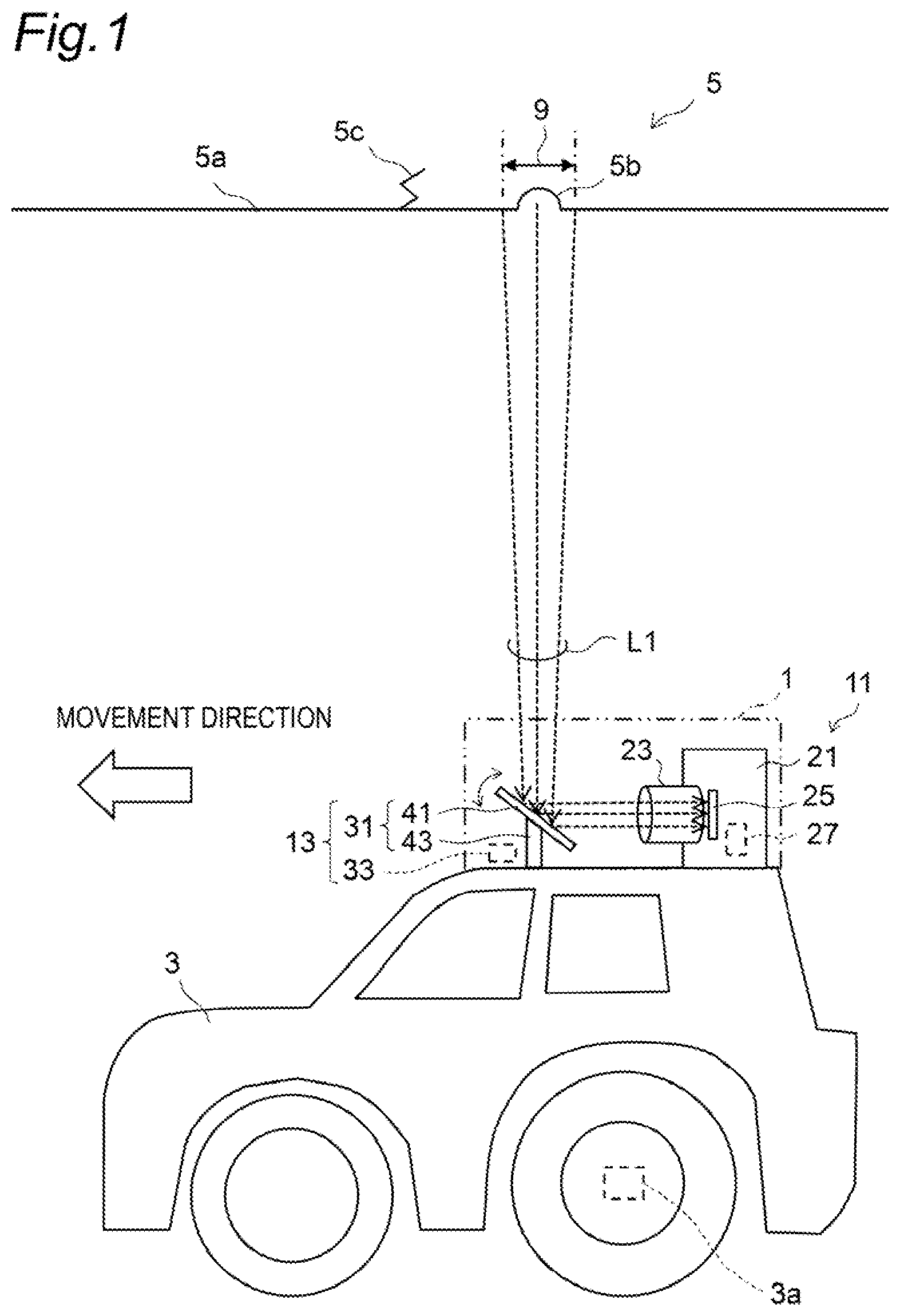 Patent US12581190 Figure 1 – Imaging system and moving body provided with same