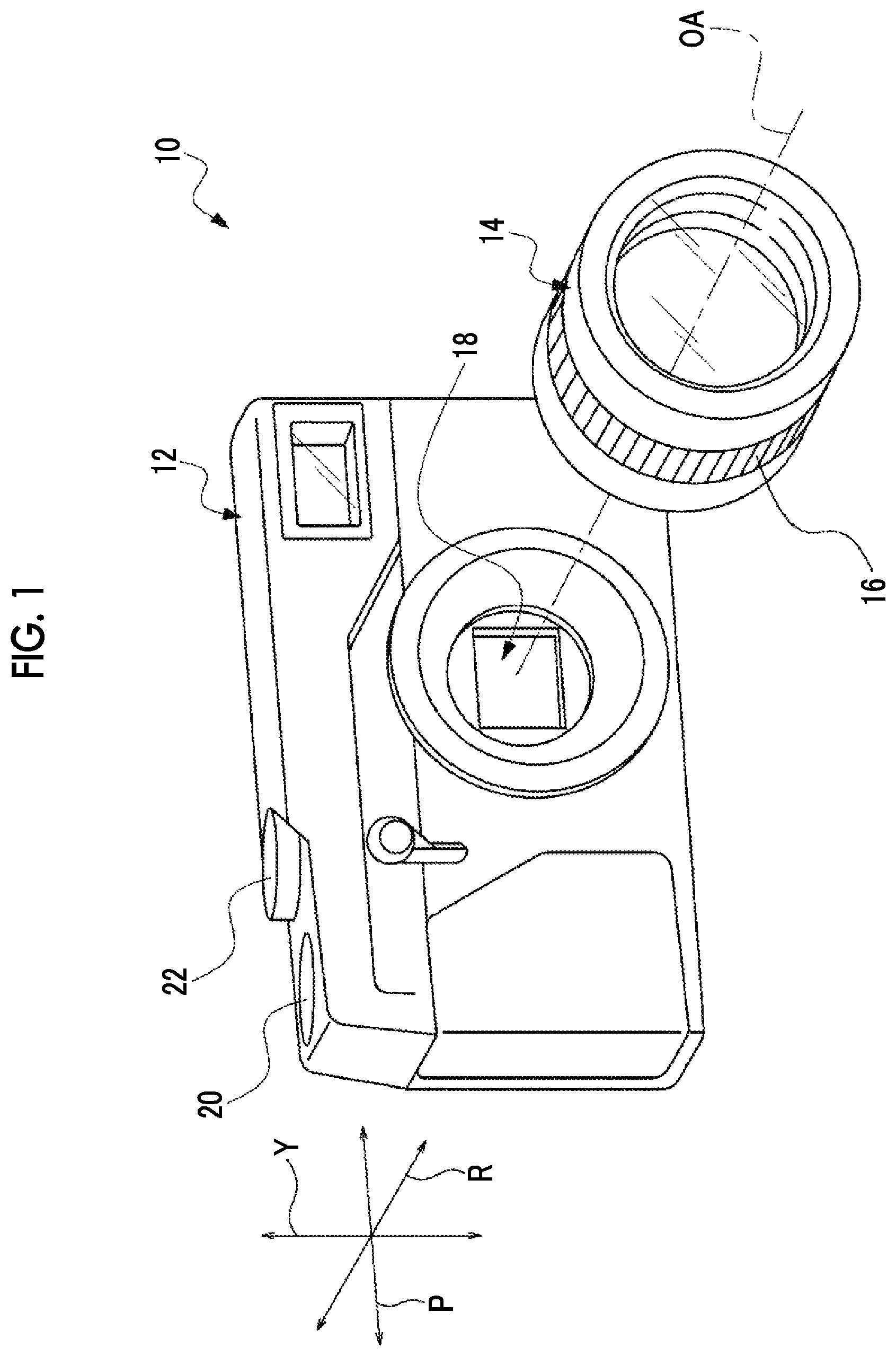Patent US12581193 — Imaging apparatus, operation method of imaging apparatus, and program — Figure 1