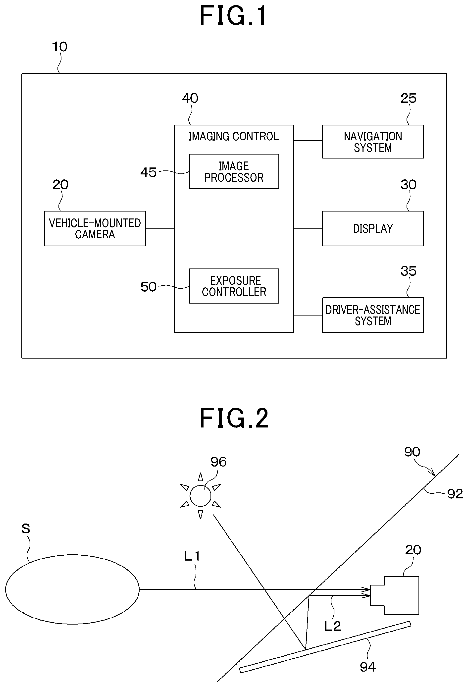 Patent US12581201 — Imaging control apparatus and imaging control program for adjusting exposure time of a camera — Figure 1