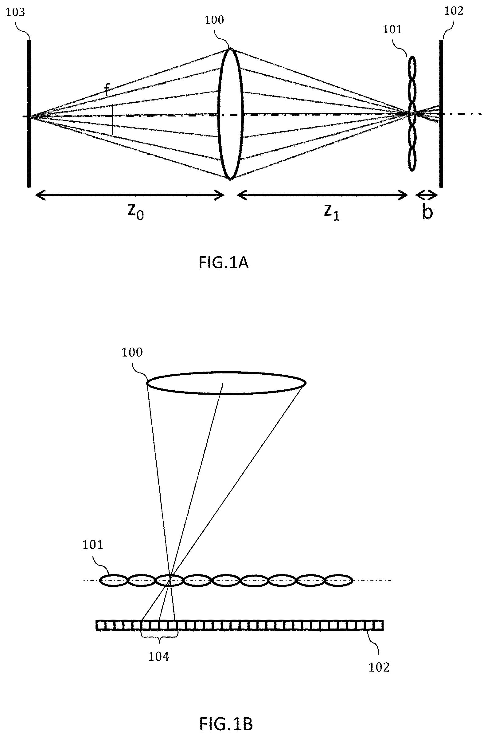 Patent US12581208 — Plenoptic imaging device with a virtual intermediate image — Figure 1