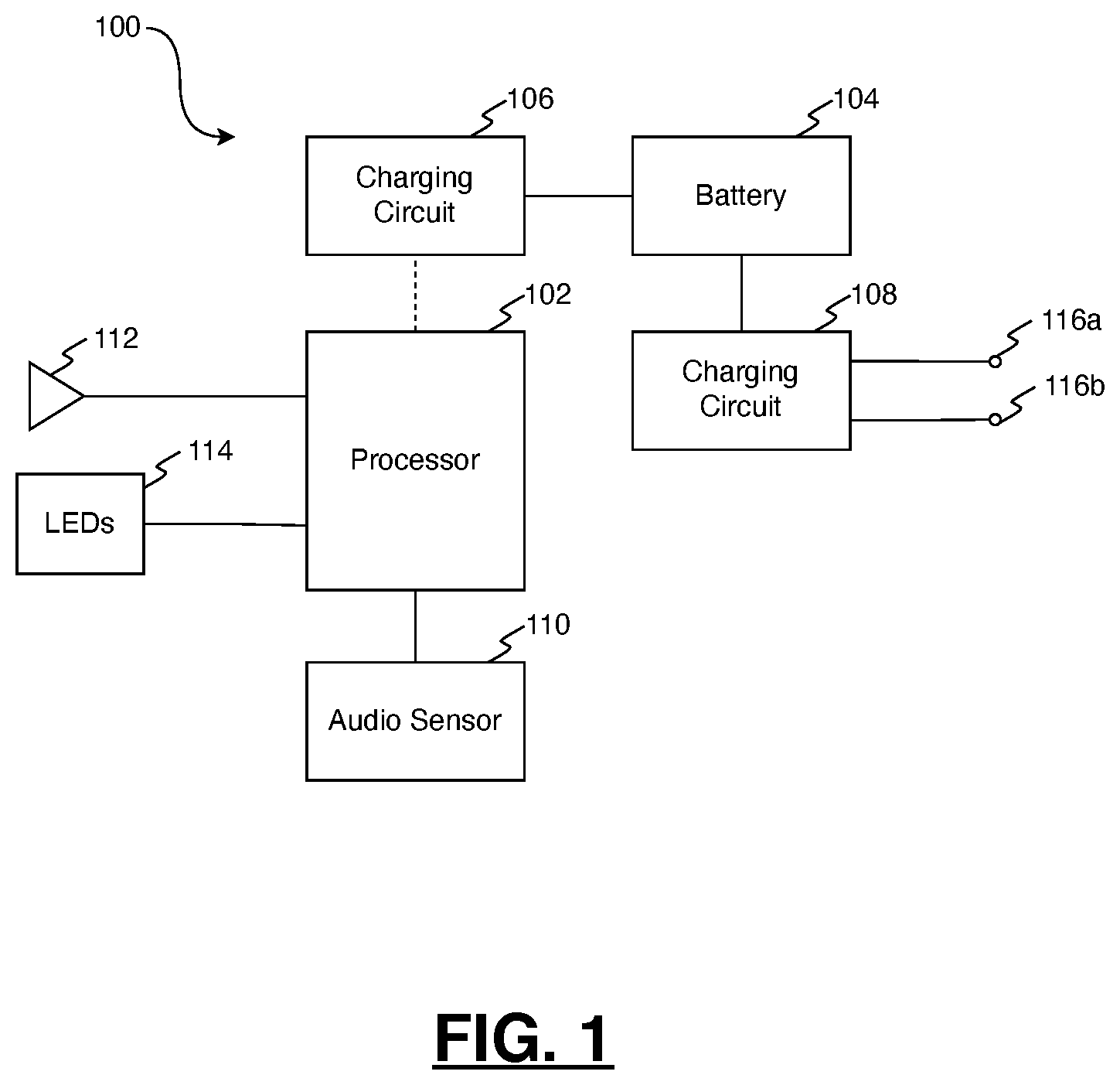 Patent US12581225 — Charging box for earphones — Figure 1
