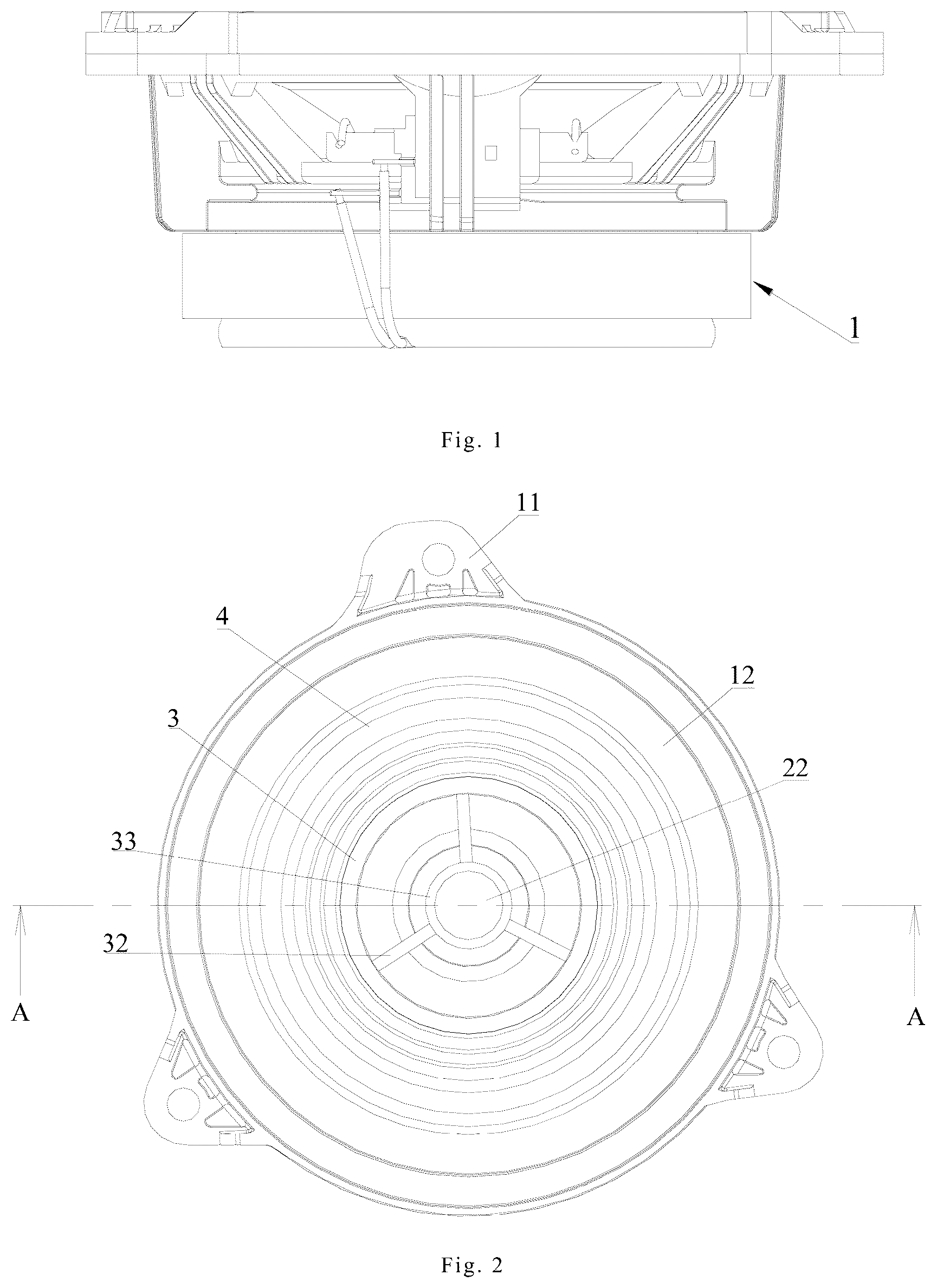 Patent US12581231 — Coaxial loudspeaker with horn and shape optimization method therefor — Figure 1