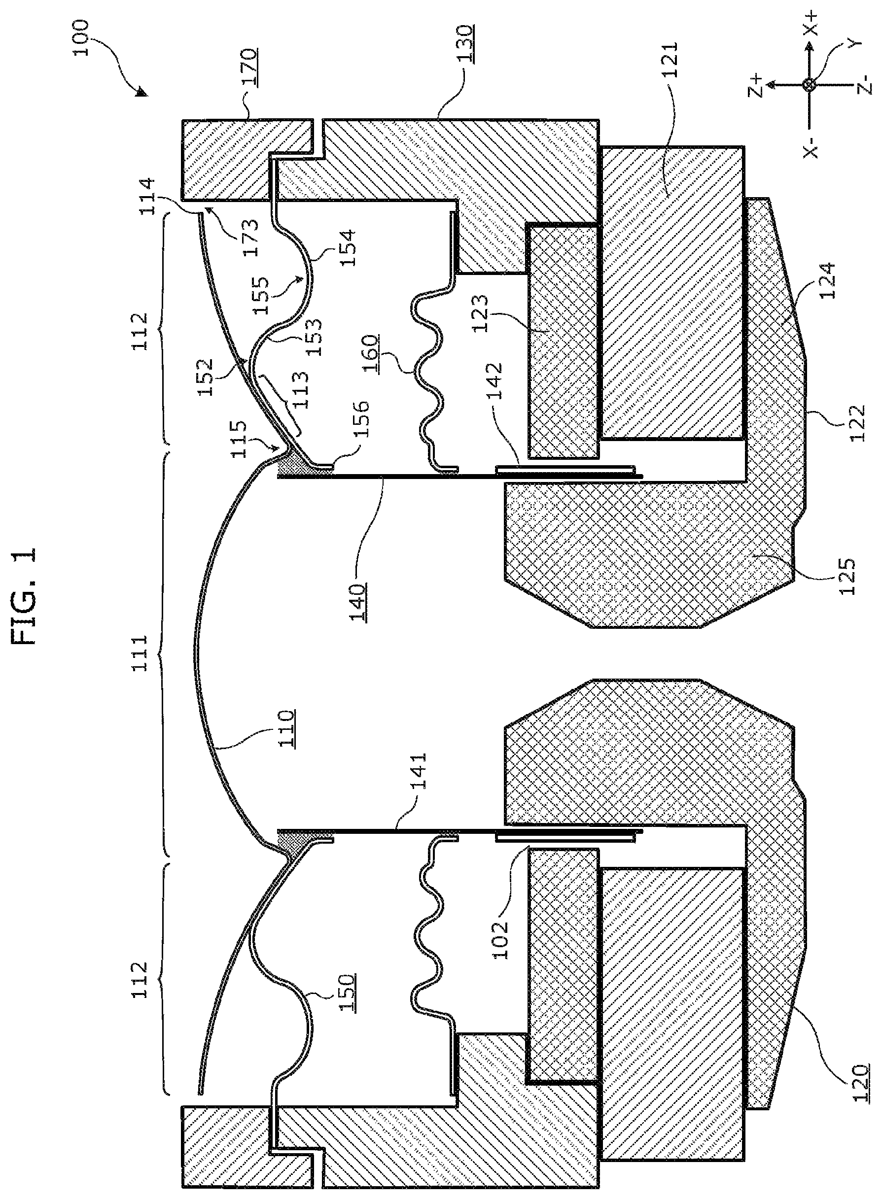 Patent US12581241 Figure 1 – Loudspeaker
