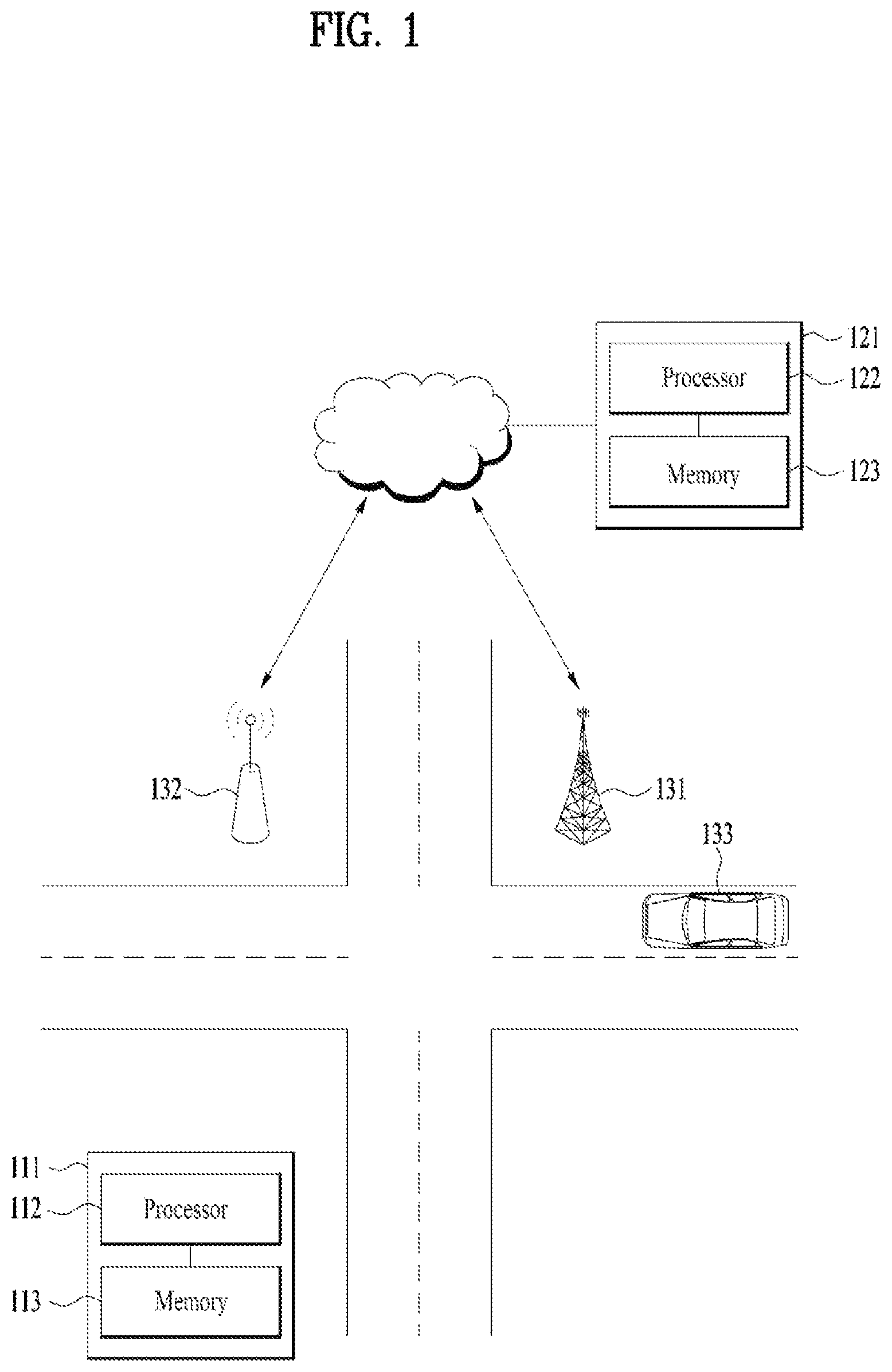 Patent US12581275 — Method of operating a message exchange server related to V2X message transmission and reception and apparatus therefor — Figure 1