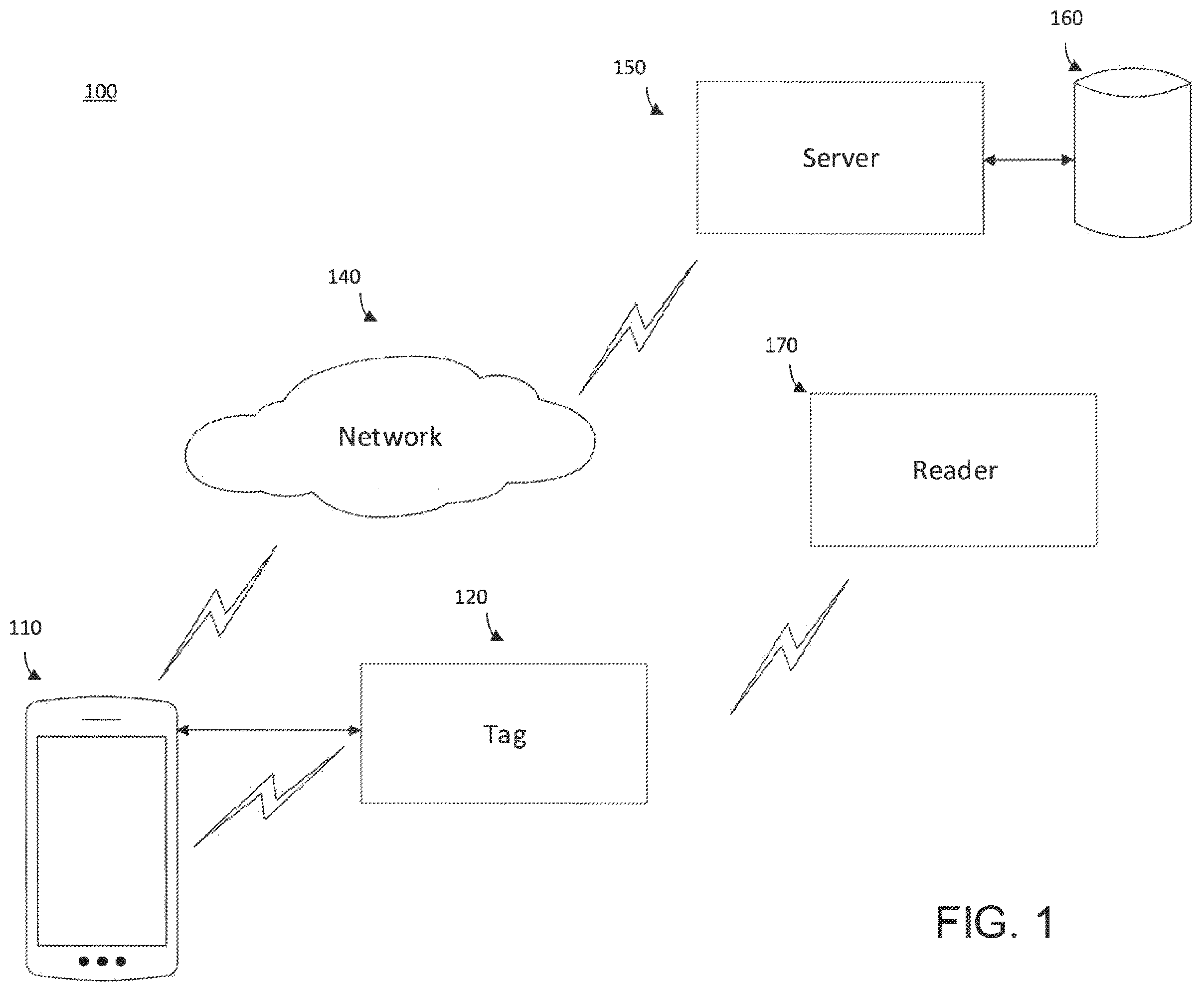 Patent US12581300 — Wireless communication tag — Figure 1