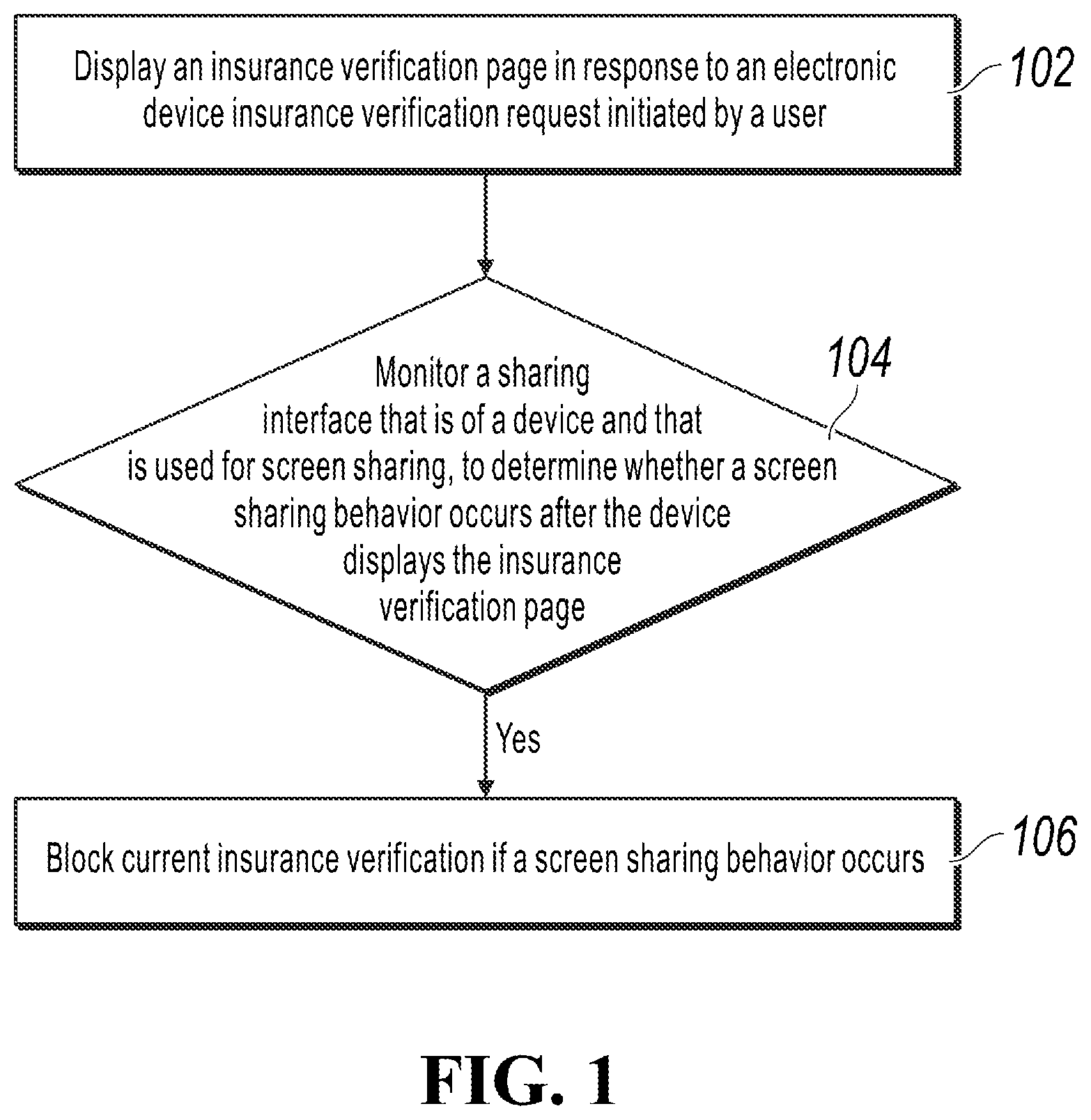 Patent US12581304 Figure 1 – Verification methods and apparatuses for electronic device insurance