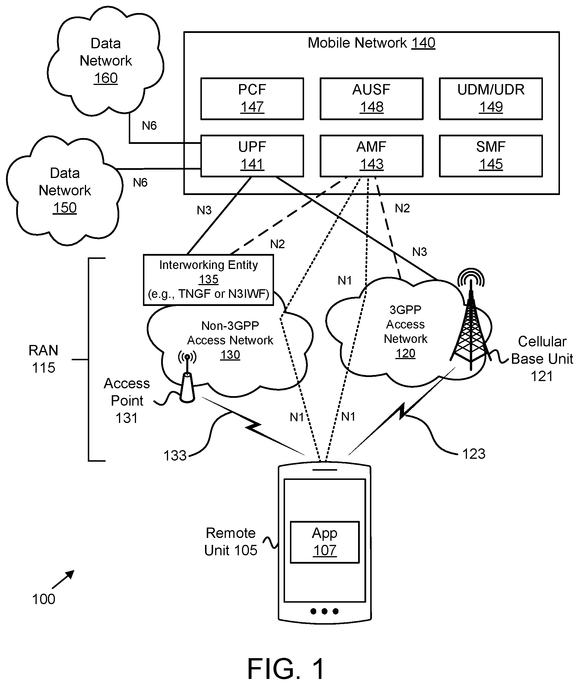 Patent US12581479 — Inserting beam switching gaps between beam transmissions — Figure 1