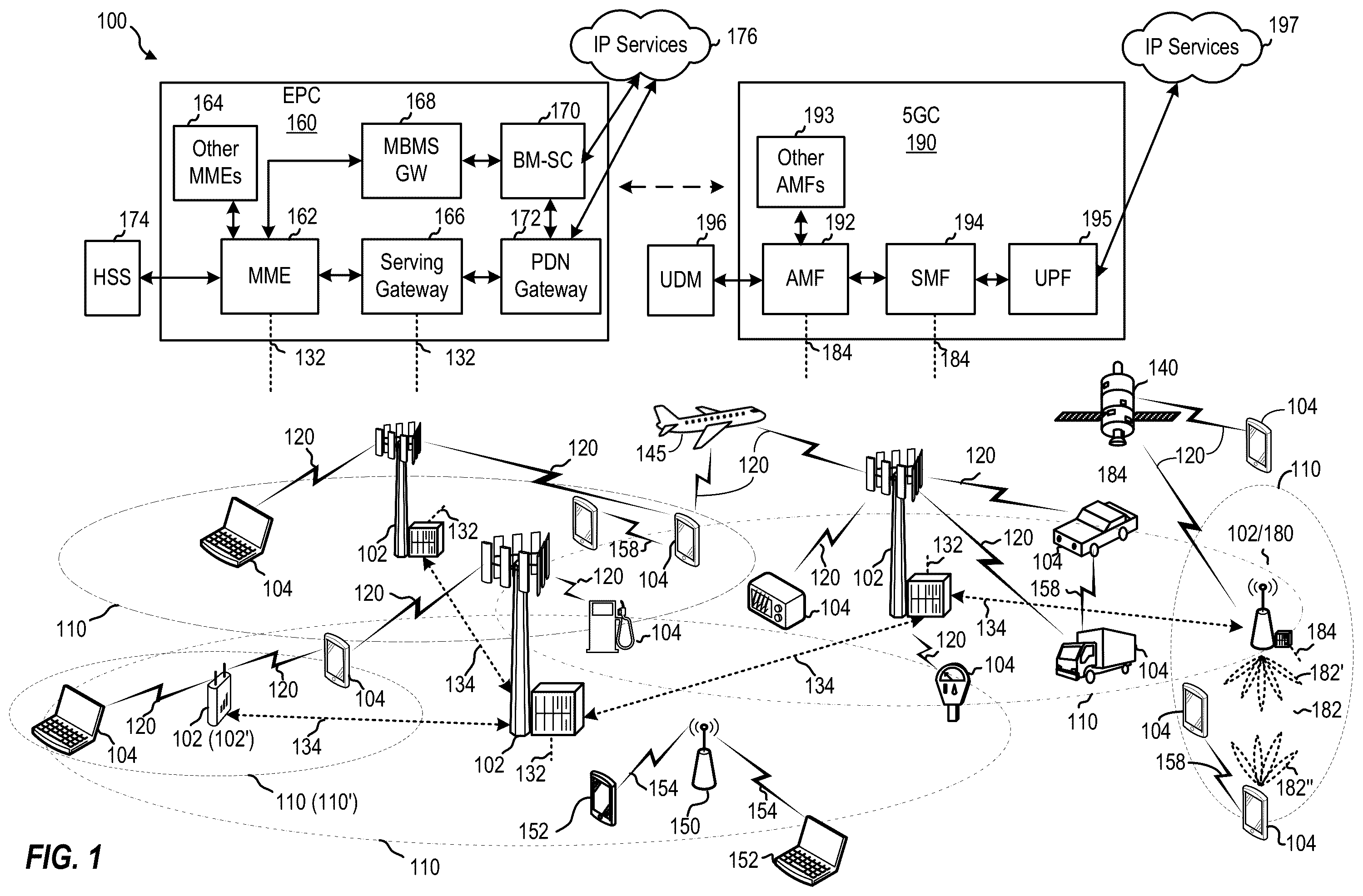 Patent US12581542 — Cross-carrier random access channel transmission triggering — Figure 1