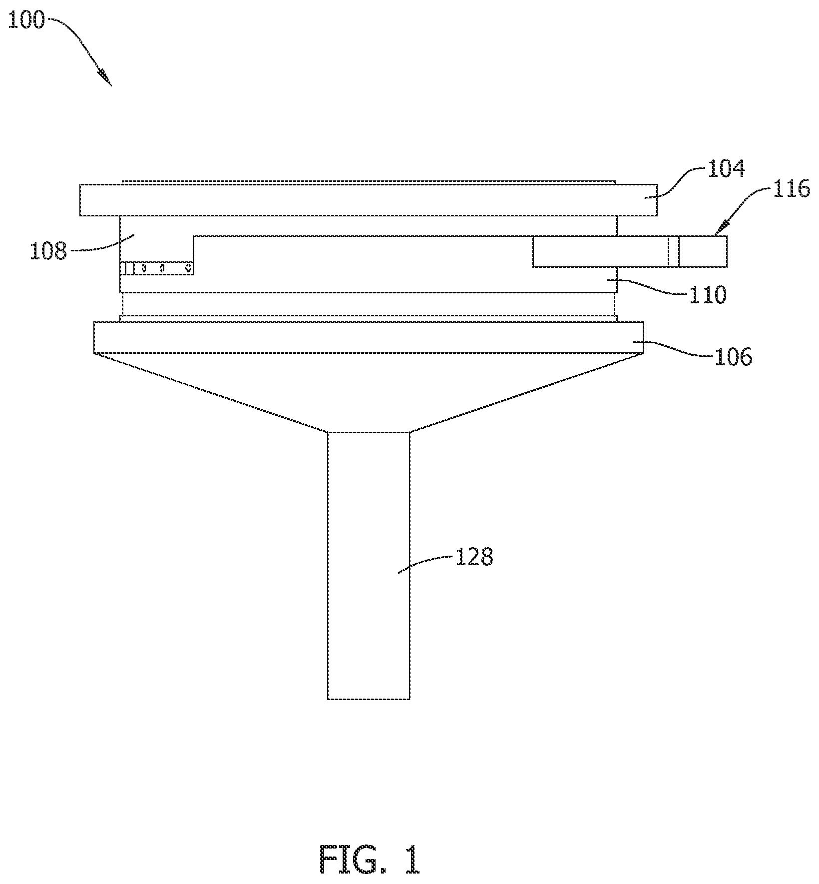 Patent US12581571 — System and methods for a radiant heat cap in a semiconductor wafer reactor — Figure 1