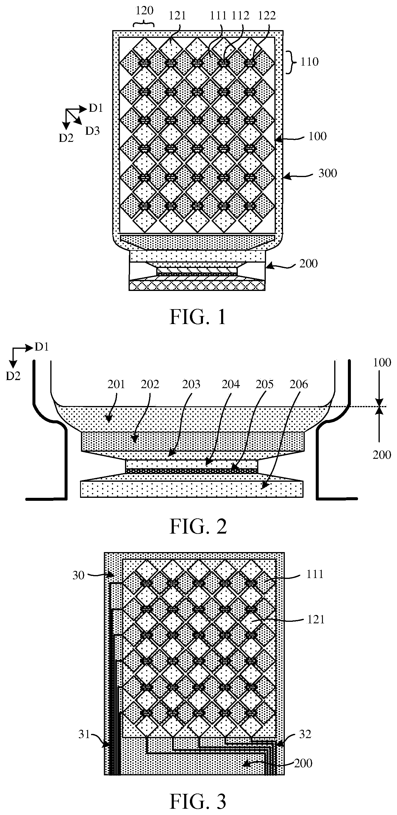 Patent US12581592 Figure 1 – Flexible printed circuit board and touch-control display apparatus