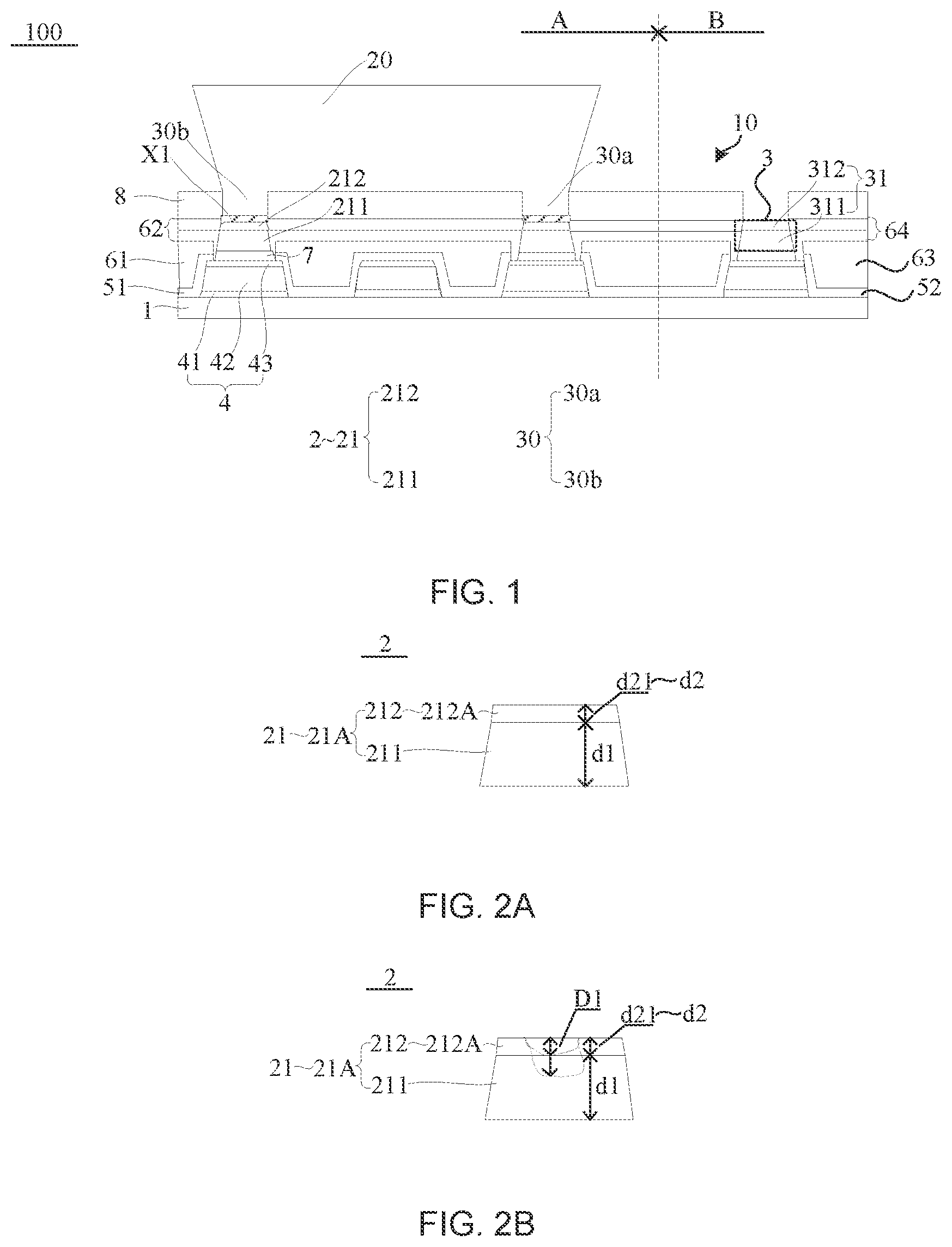 Patent US12581596 — Wiring board, functional backplane and method for manufacturing the same — Figure 1