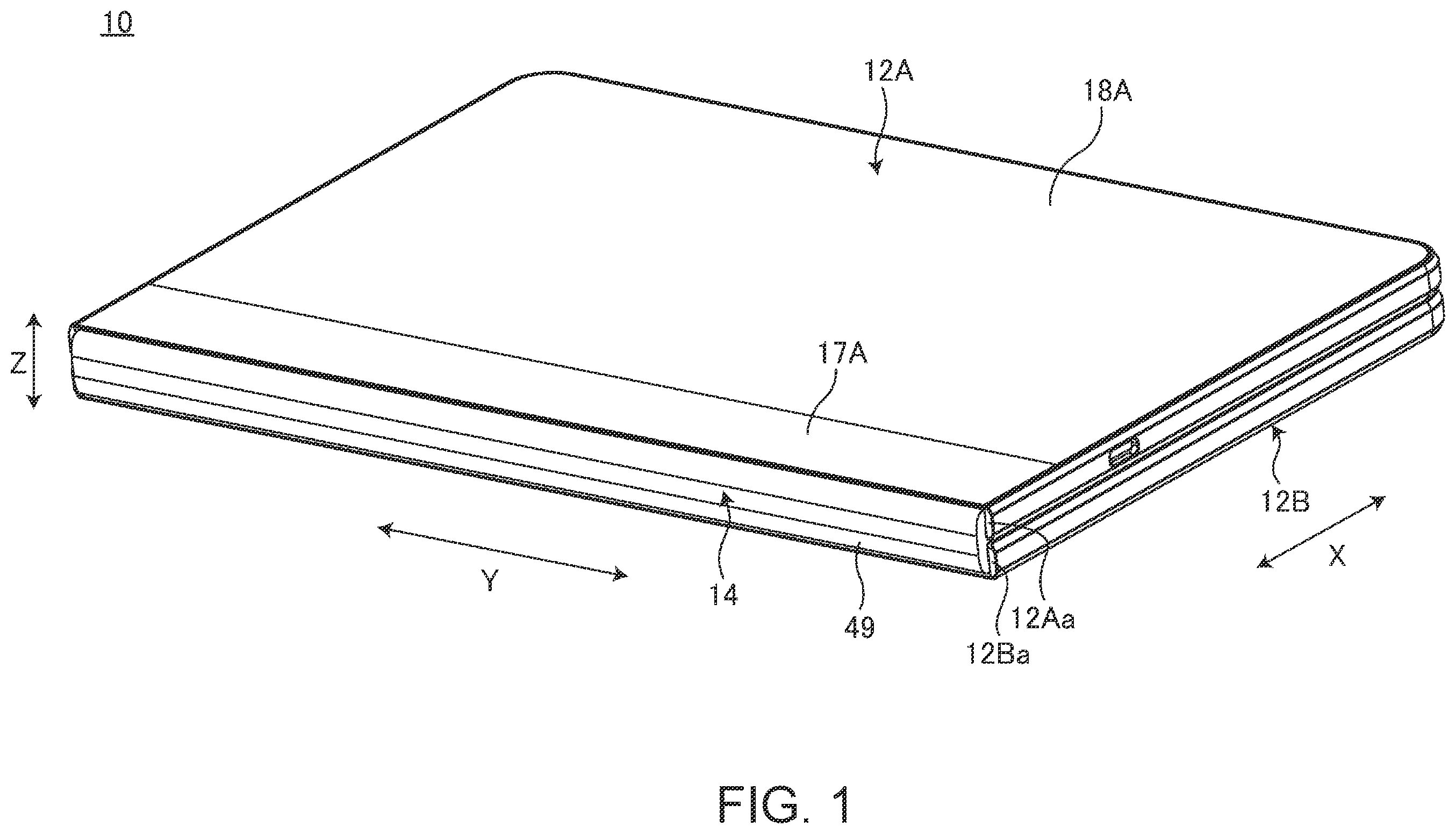 Patent US12581606 Figure 1 – Electronic apparatus