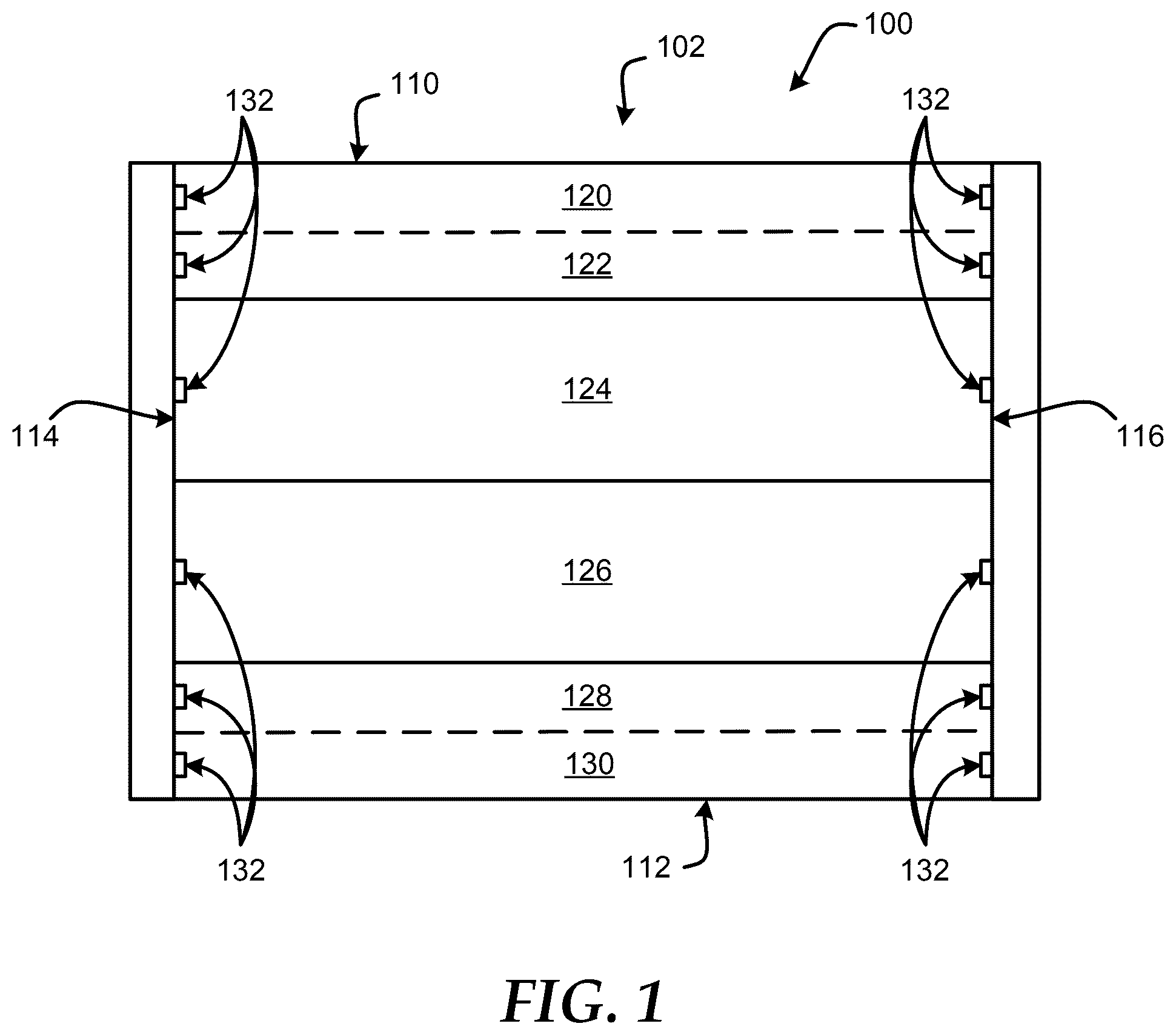 Patent US12581608 — Pivot latch hardware for a node of an information handling system — Figure 1